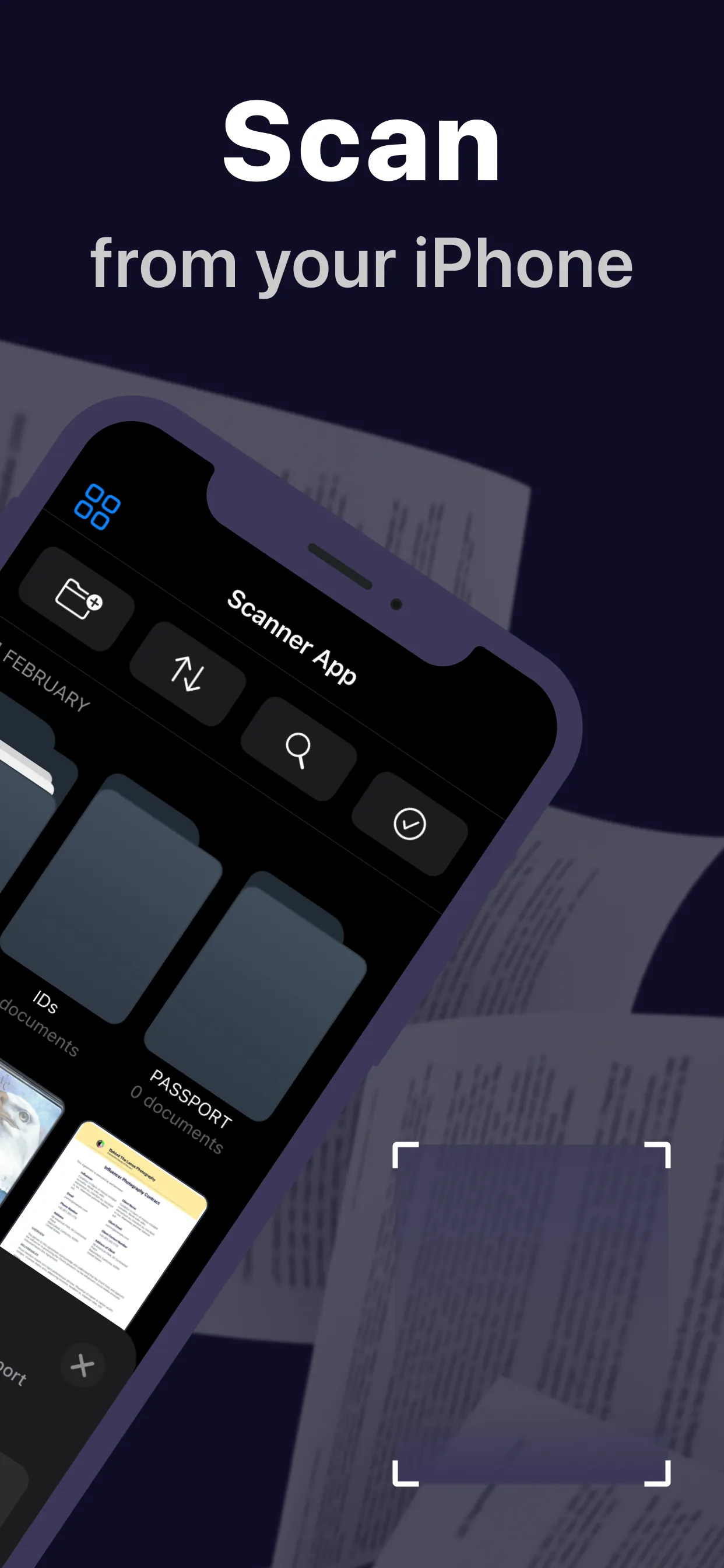 Scanner App: Docs Scan & Sign iphone screenshot 2