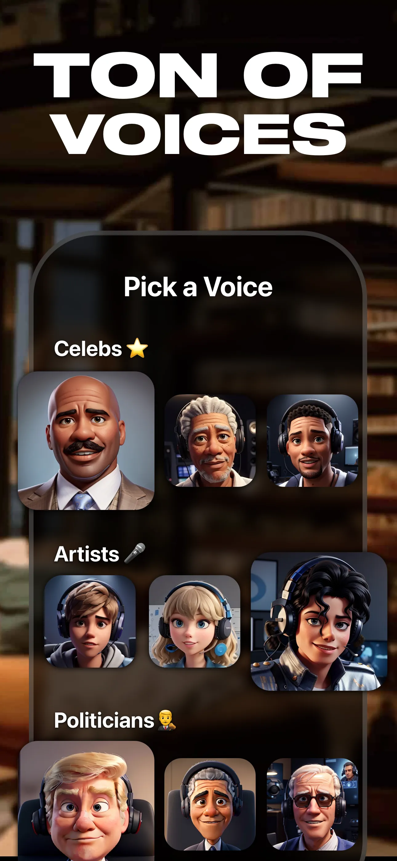 Voice Changer - Celebrity AI iphone screenshot 3