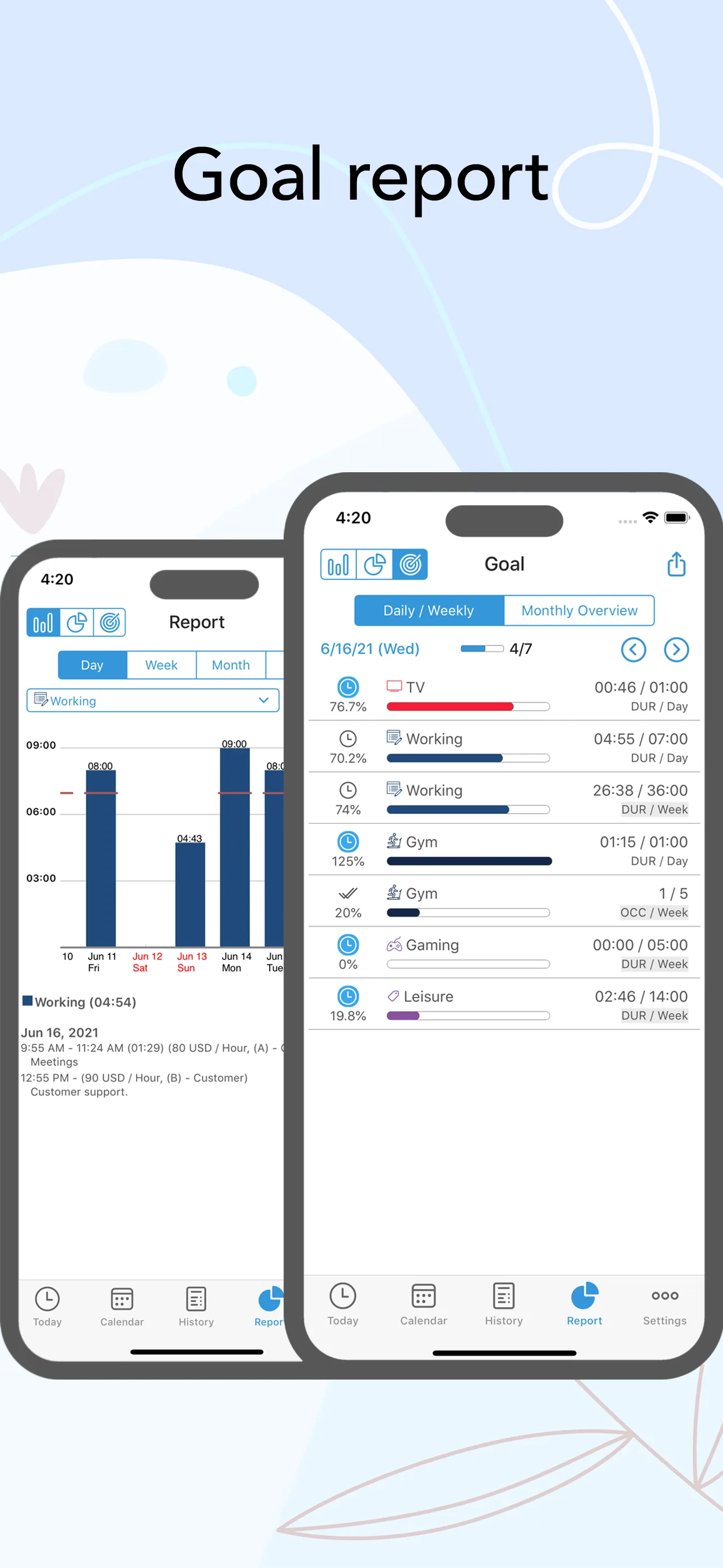 ATracker PRO Time Tracker iphone screenshot 3