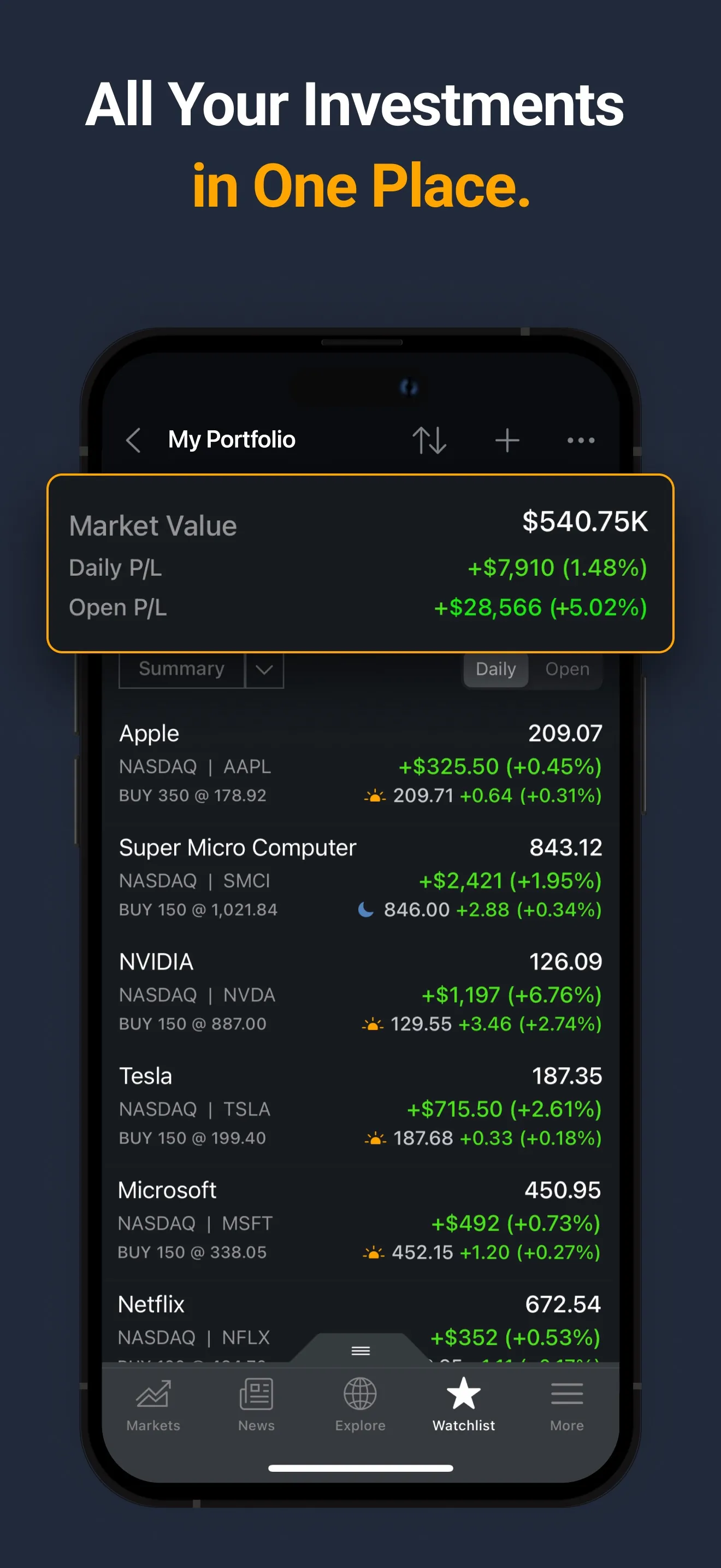 Investing.com: Stock Market iphone screenshot 3