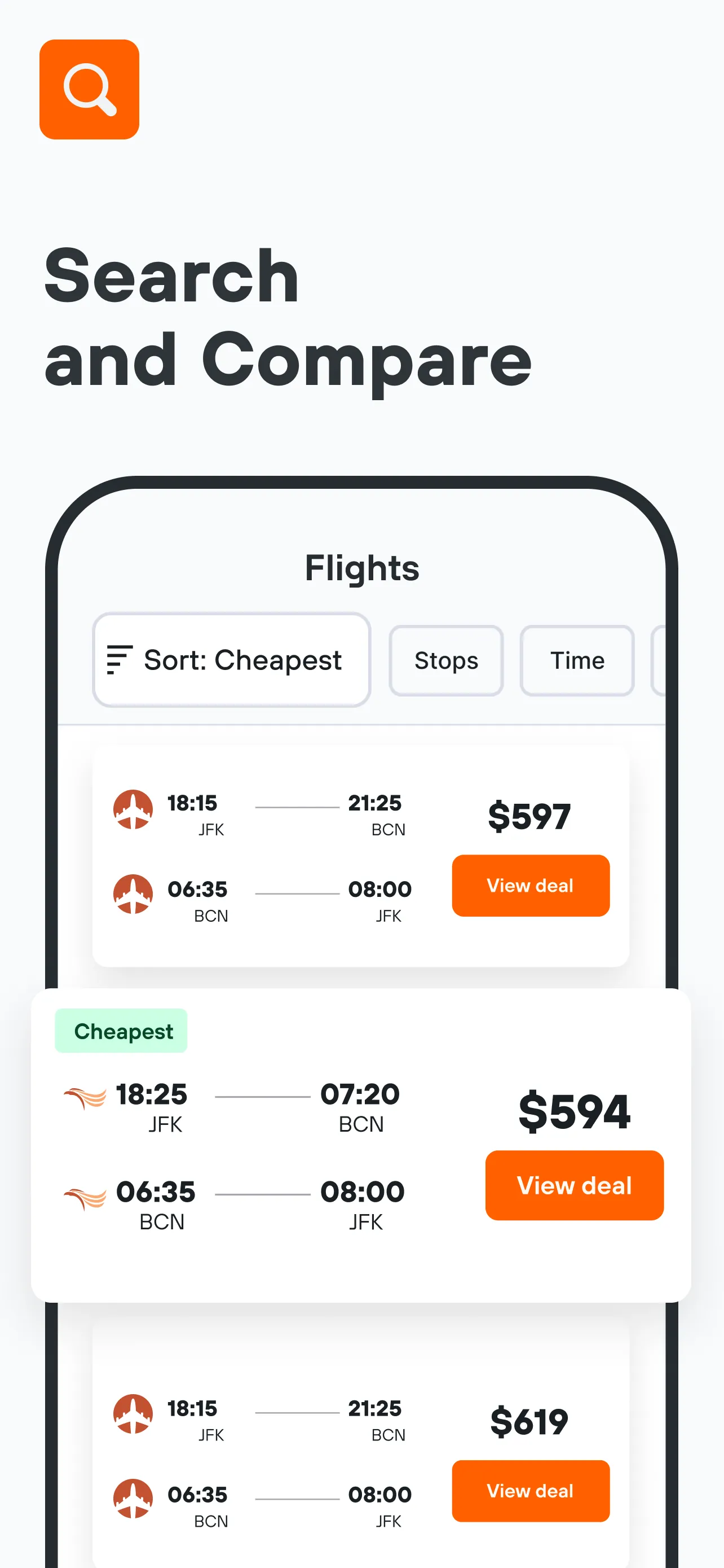 KAYAK: Flights, Hotels & Cars iphone screenshot 4