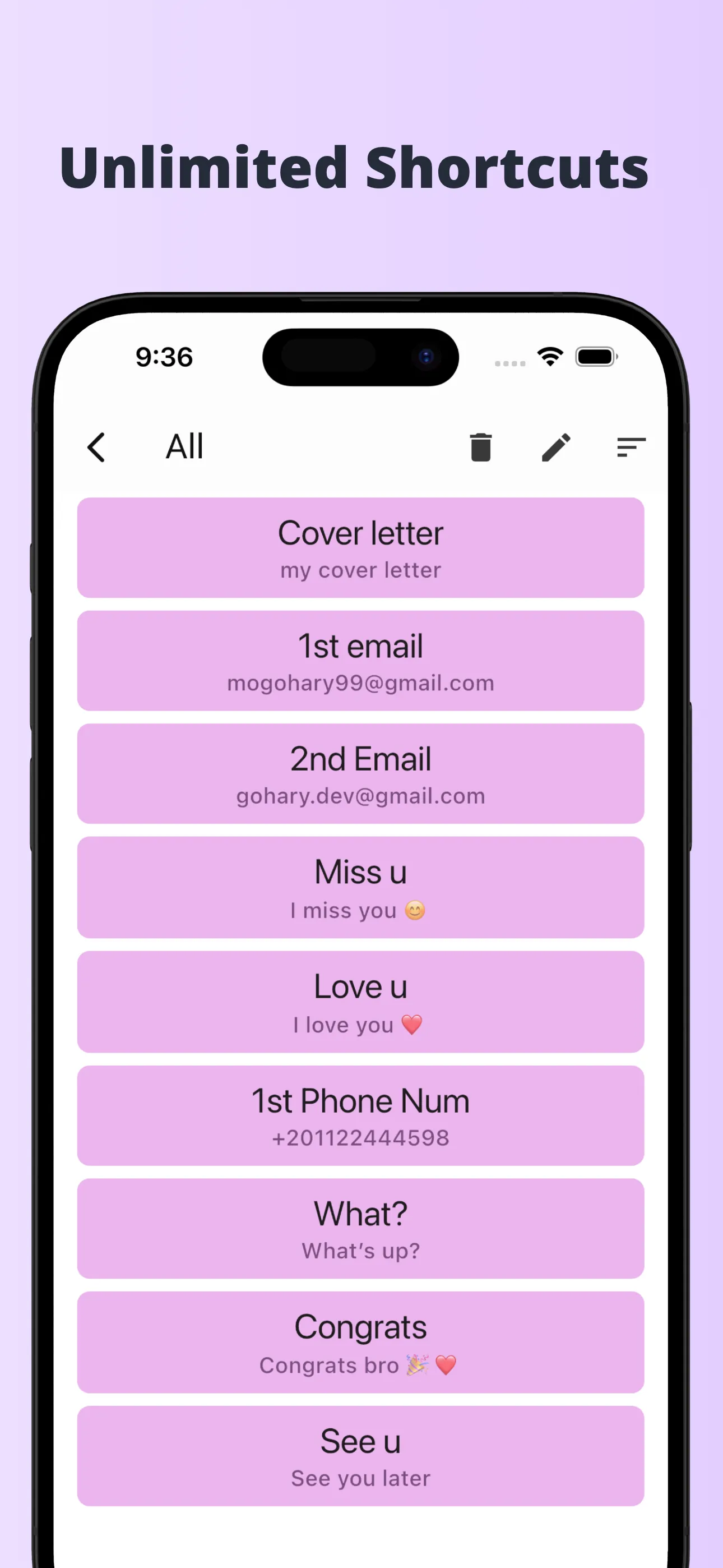 ClipyBoard AutoPaste Clipboard iphone screenshot 3