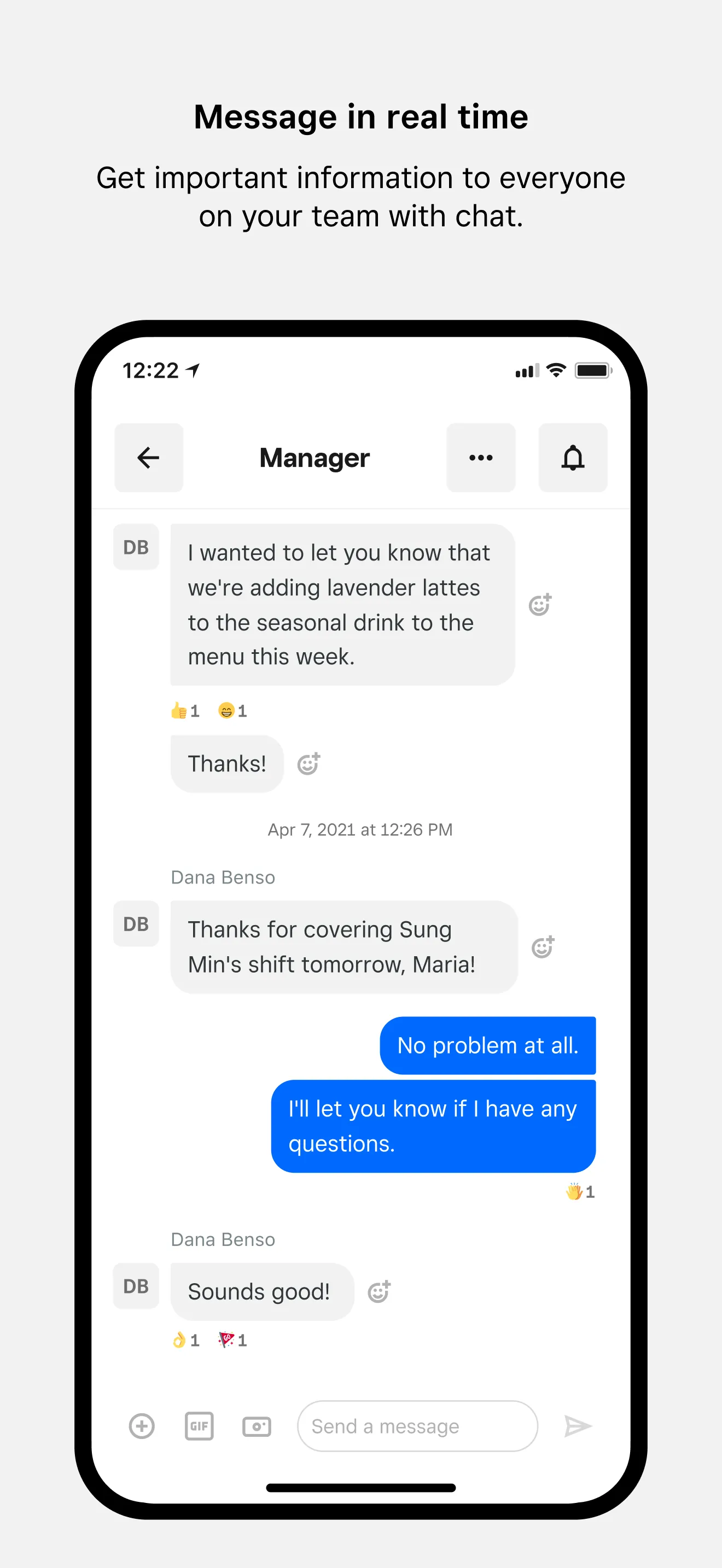 Square Team iphone screenshot 2