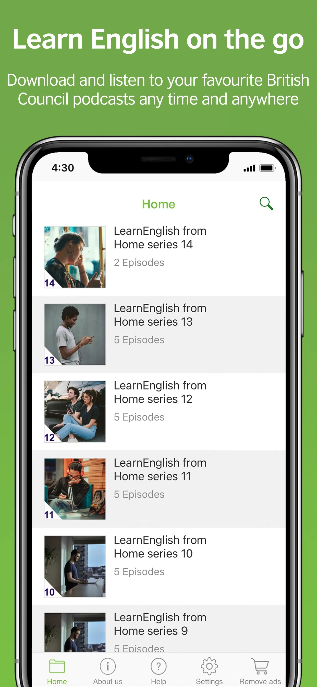 LearnEnglish Podcast iphone screenshot 2