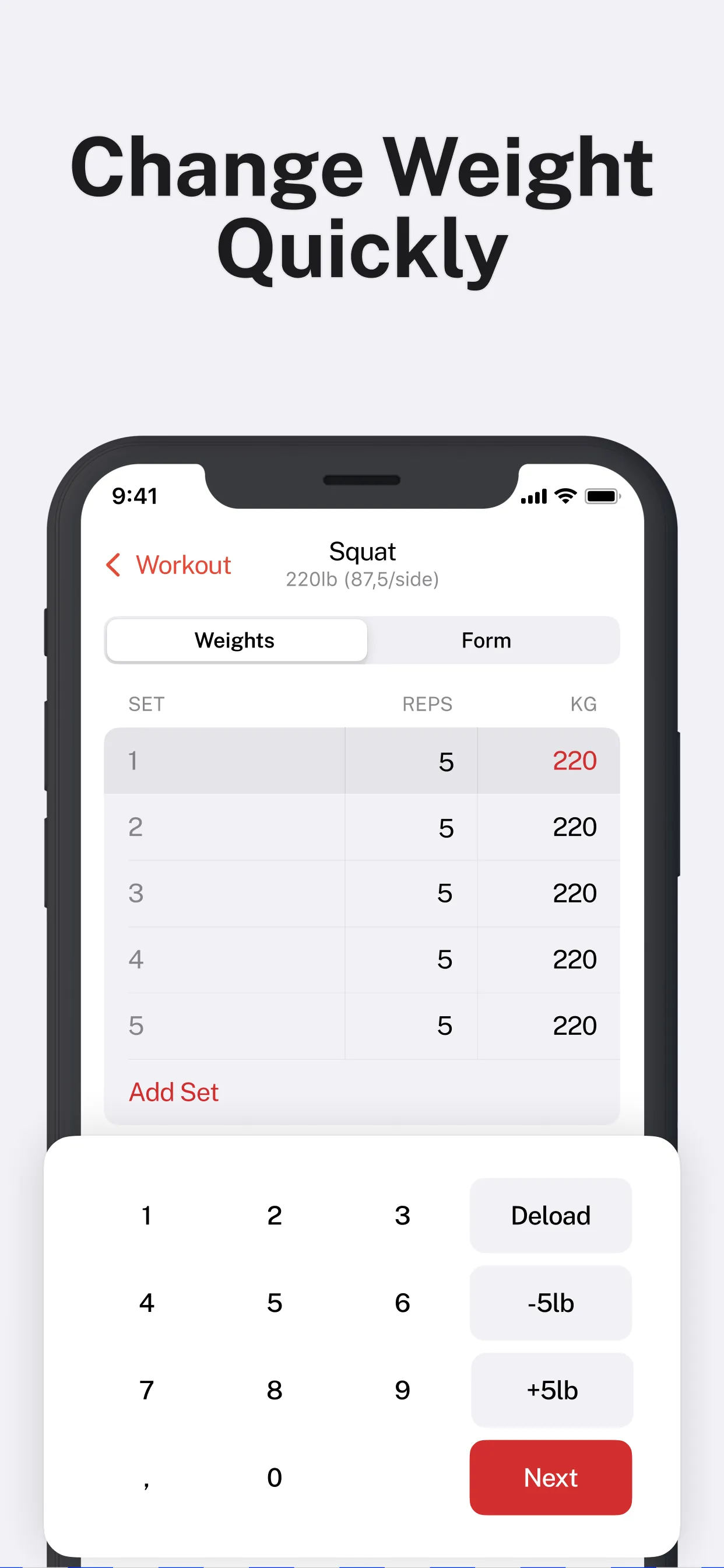 StrongLifts Weight Lifting Log iphone screenshot 10