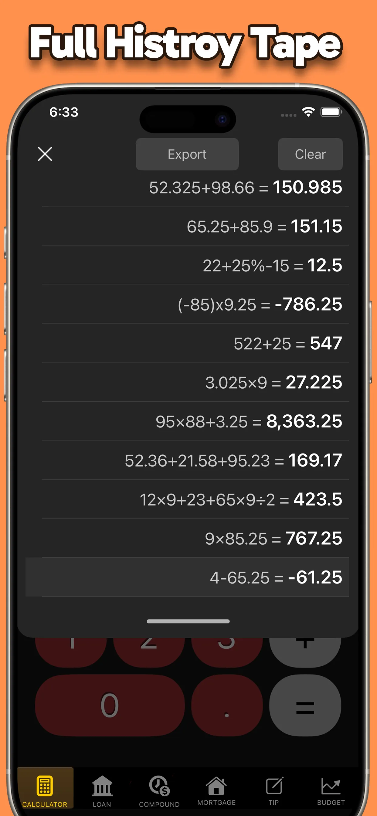 Calculator: No Ads / Ad-Free iphone screenshot 3