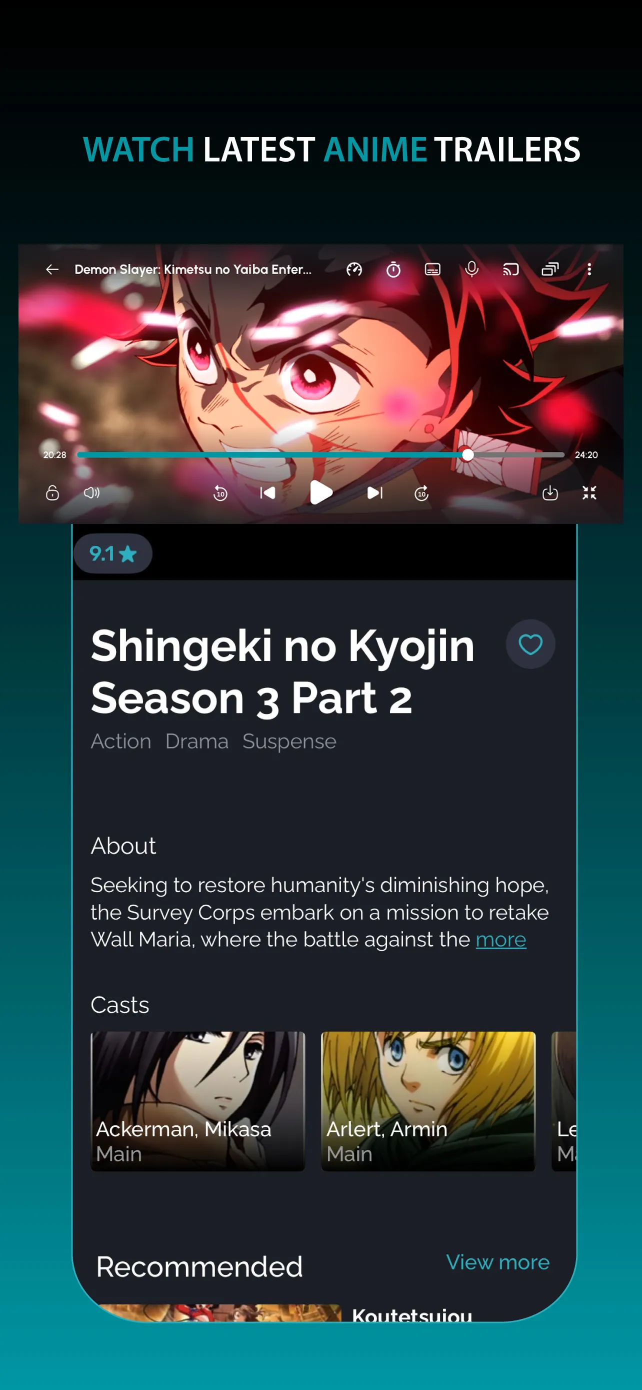 Legion Anime : Anime Plus Flv iphone screenshot 2