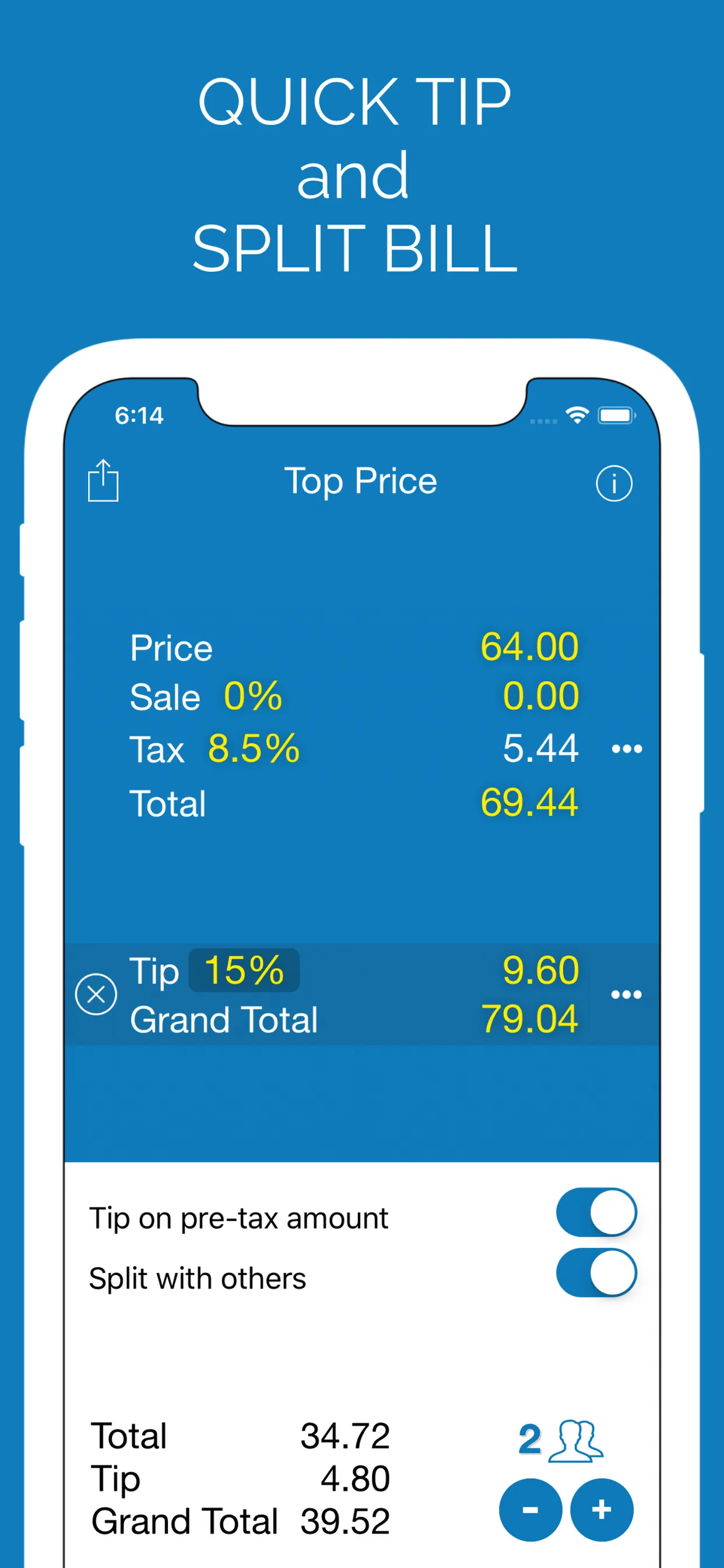 Sales Tax Discount Calculator iphone screenshot 6