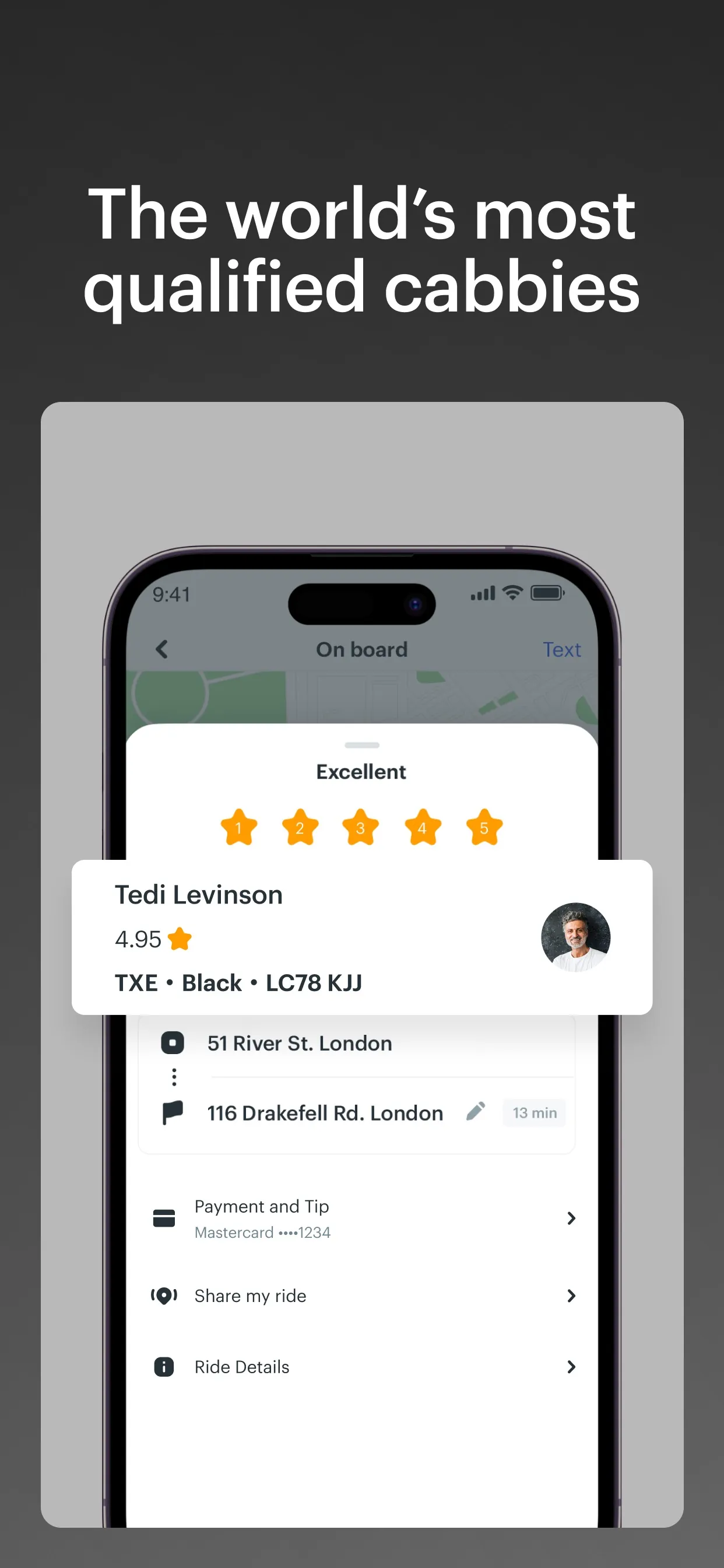 Gett - The taxi app iphone screenshot 4