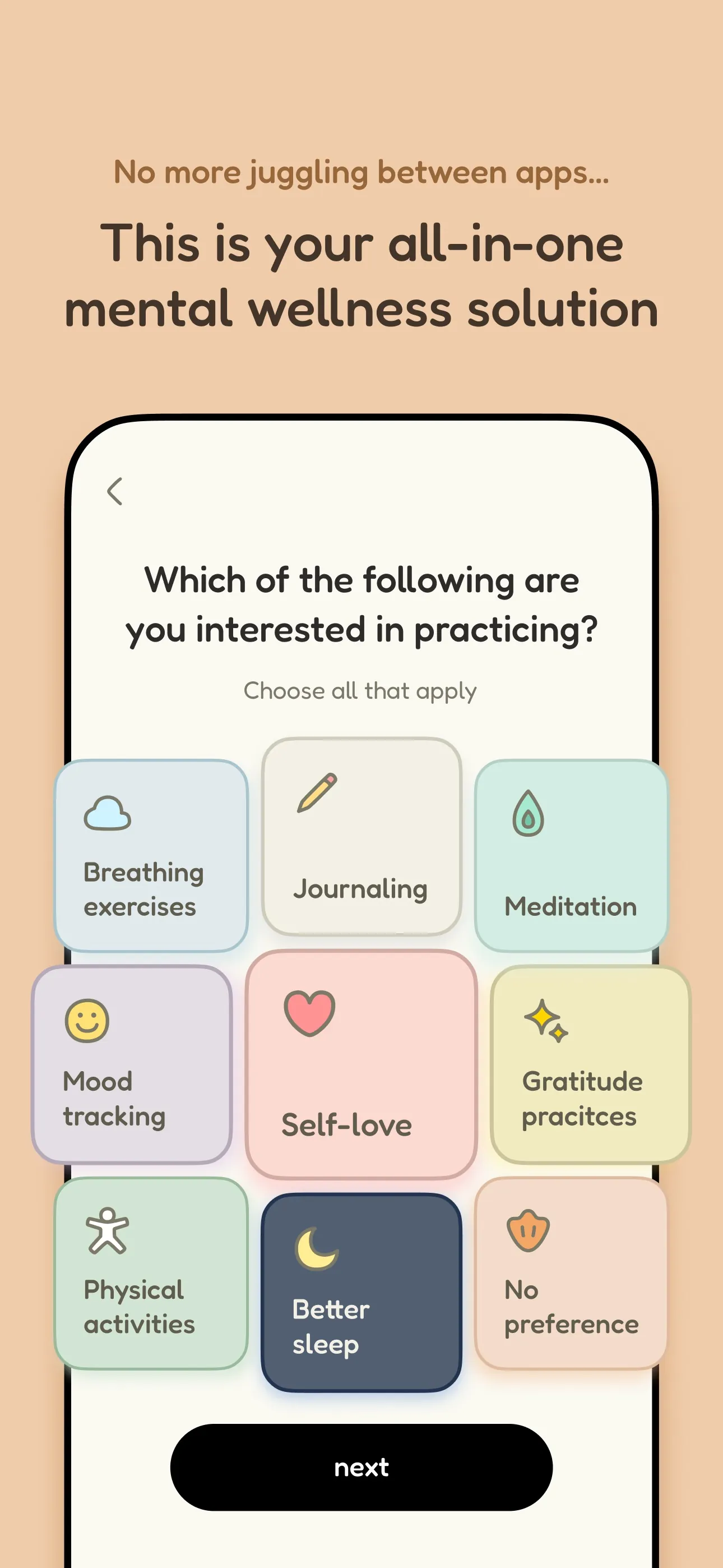 Quabble: Daily Mental Health iphone screenshot 4