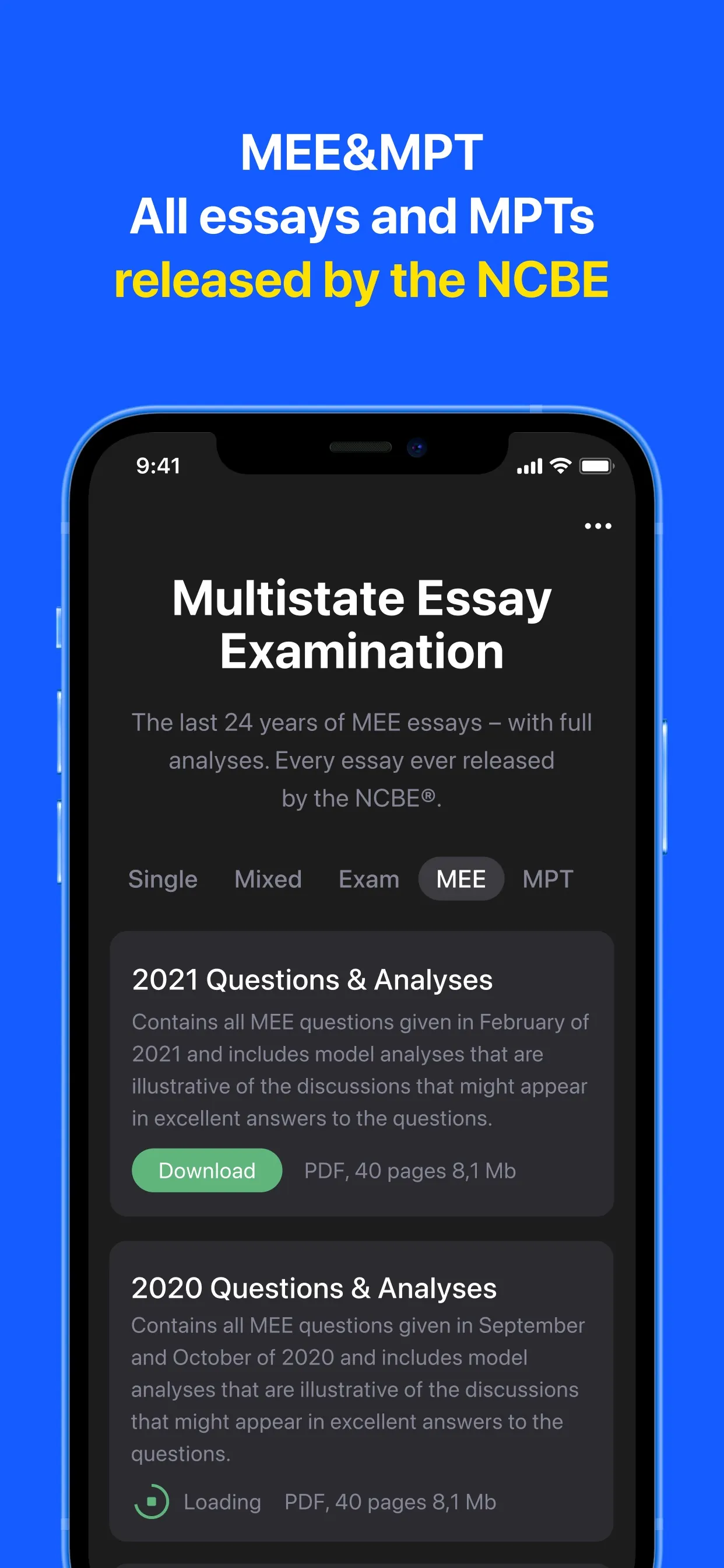 Bar Exam & MBE: Bar Prep iphone screenshot 8