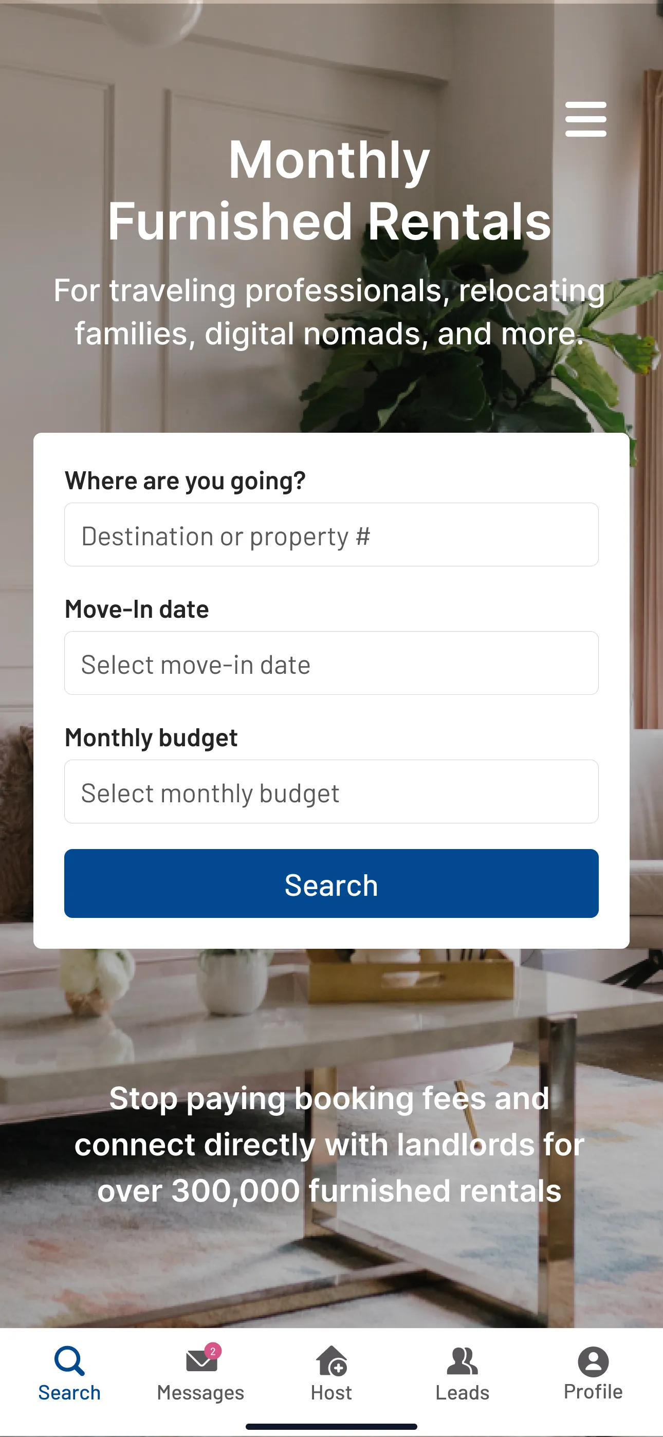 Furnished Finder iphone screenshot 1