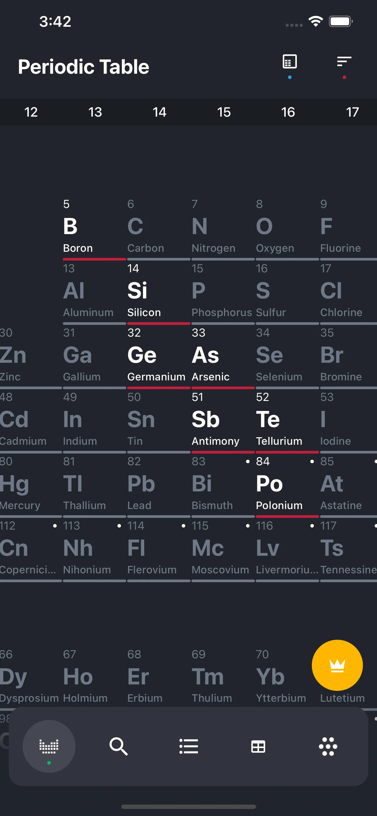 Periodic Table: Chemistry 2025 iphone screenshot 4