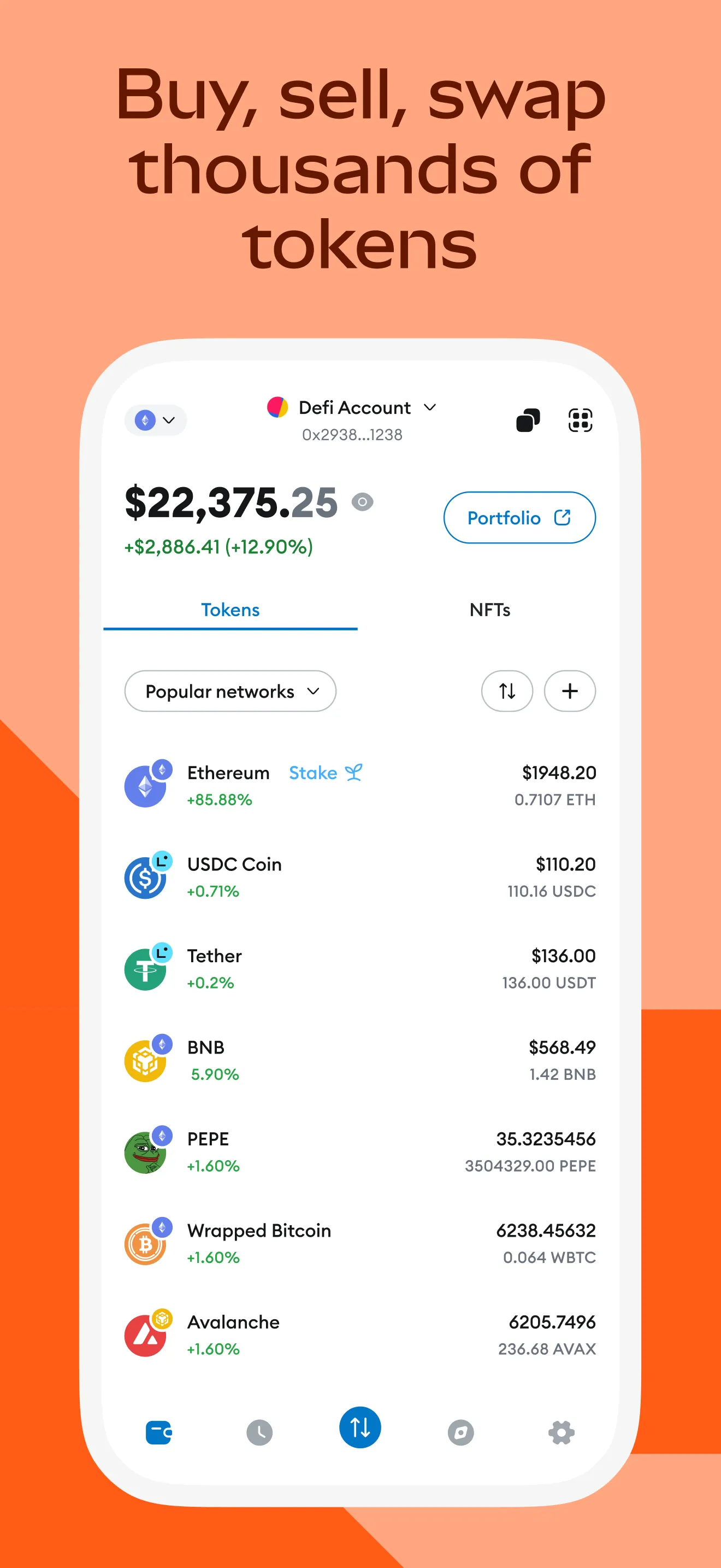 MetaMask - Crypto Wallet iphone screenshot 1