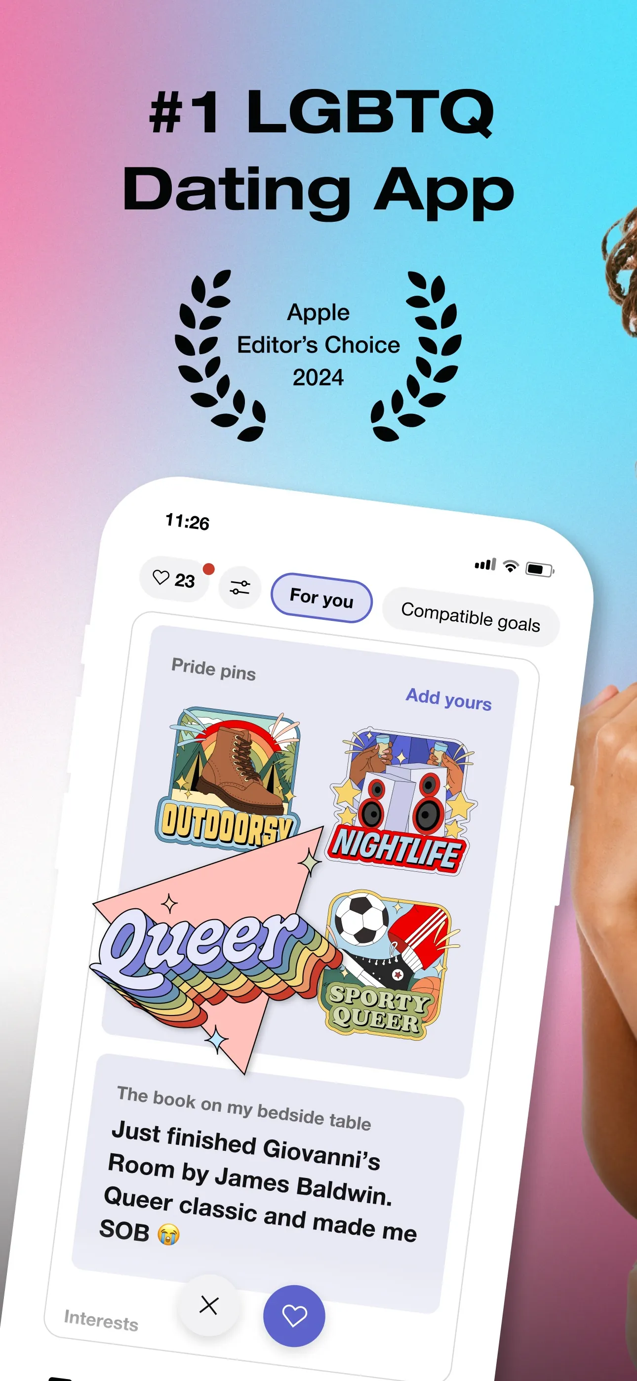 HER:Lesbian&Queer LGBTQ Dating iphone screenshot 1