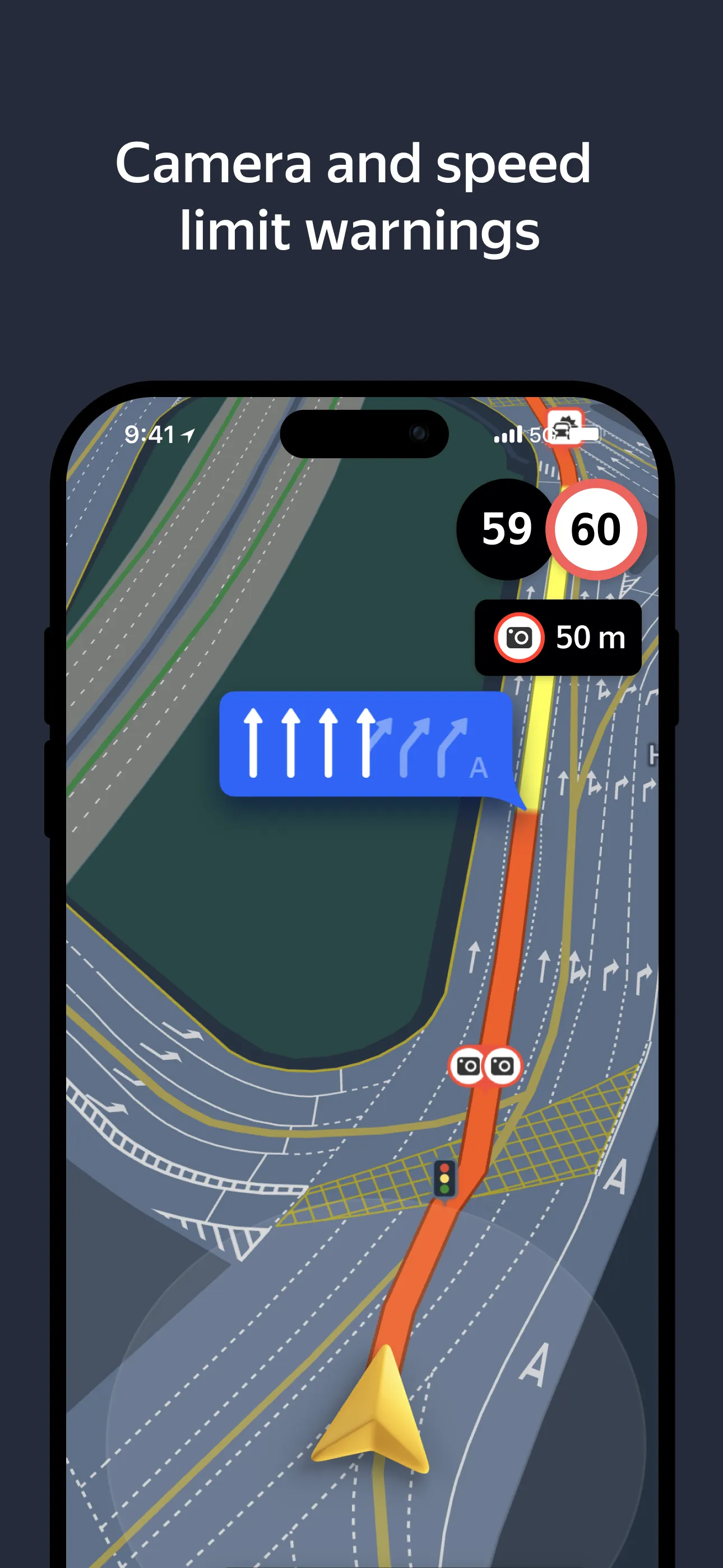 Yandex Navi – navigation, maps iphone screenshot 3