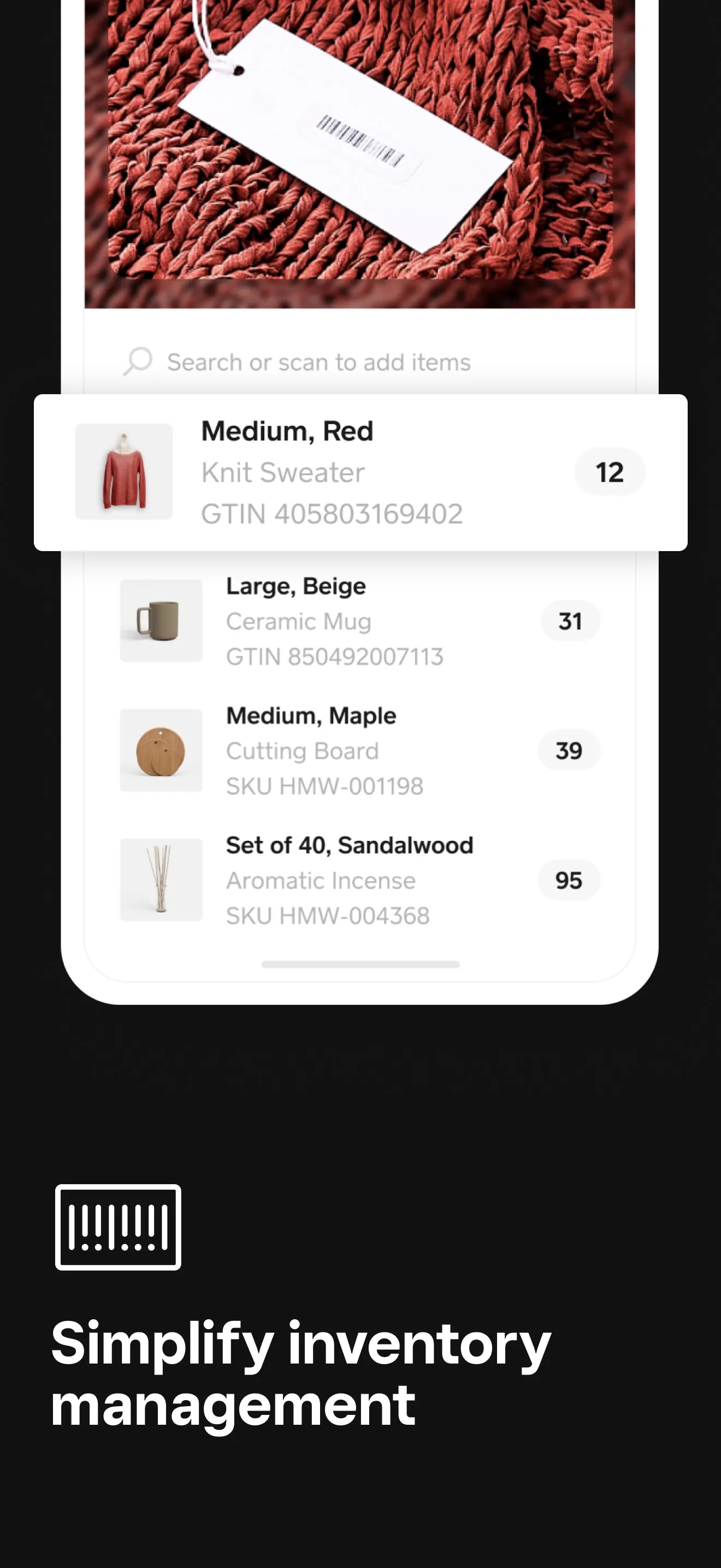 Square: Retail Point of Sale iphone screenshot 3