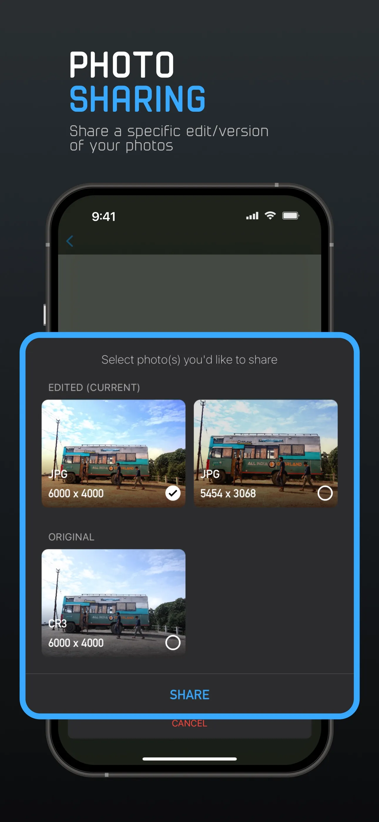 ProCam - Capture ProRAW photos iphone screenshot 6