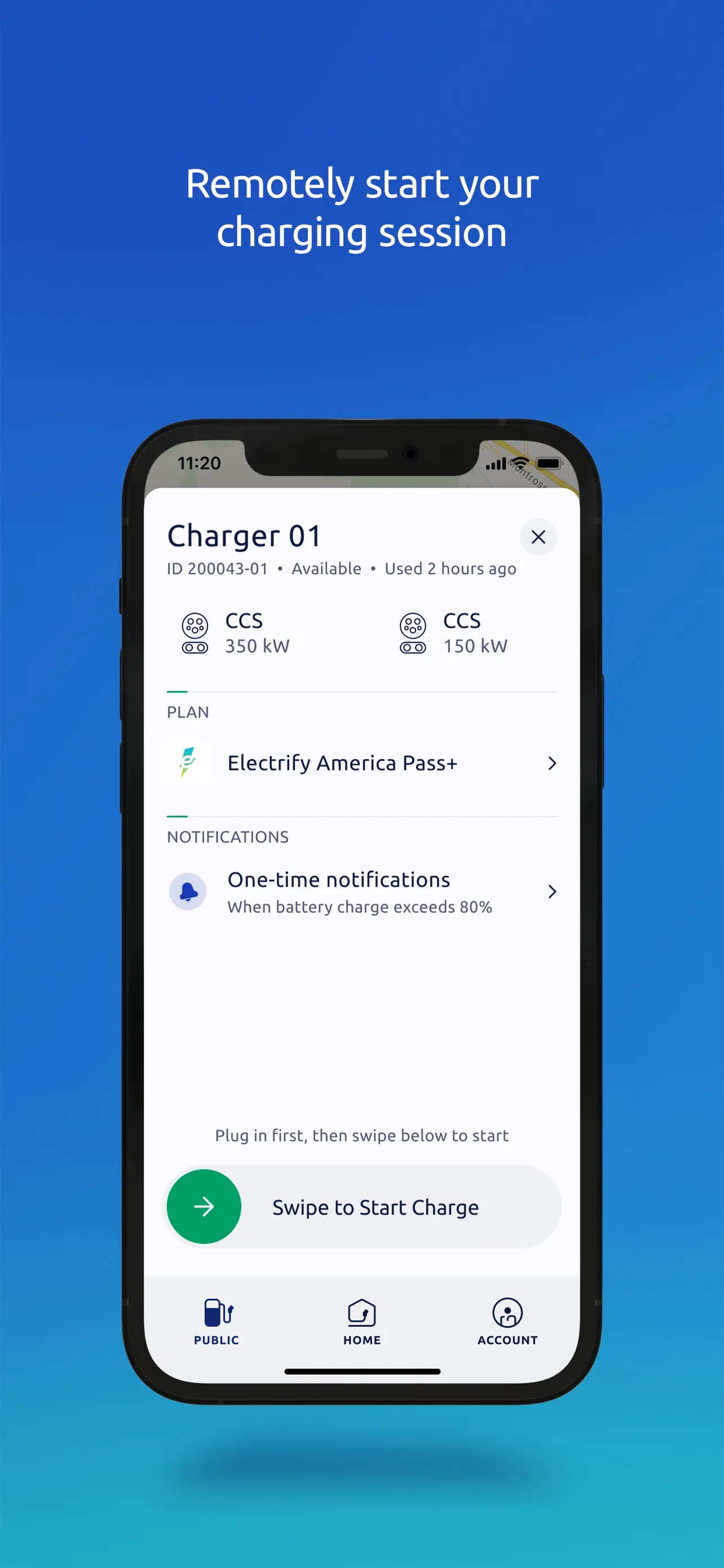 Electrify America iphone screenshot 5