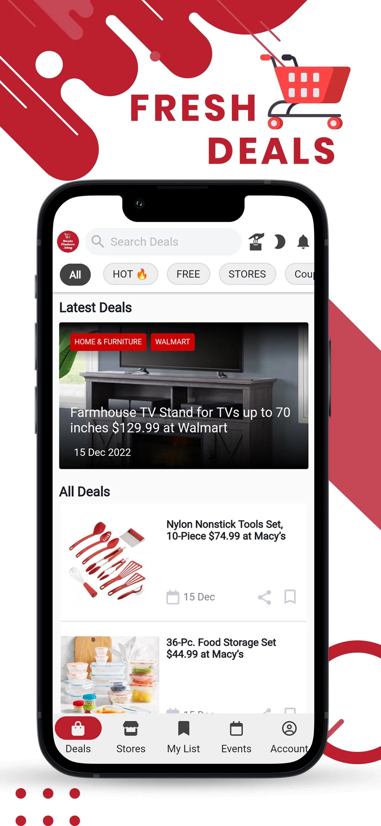 Coupons & Deals - DealsFinders iphone screenshot 5