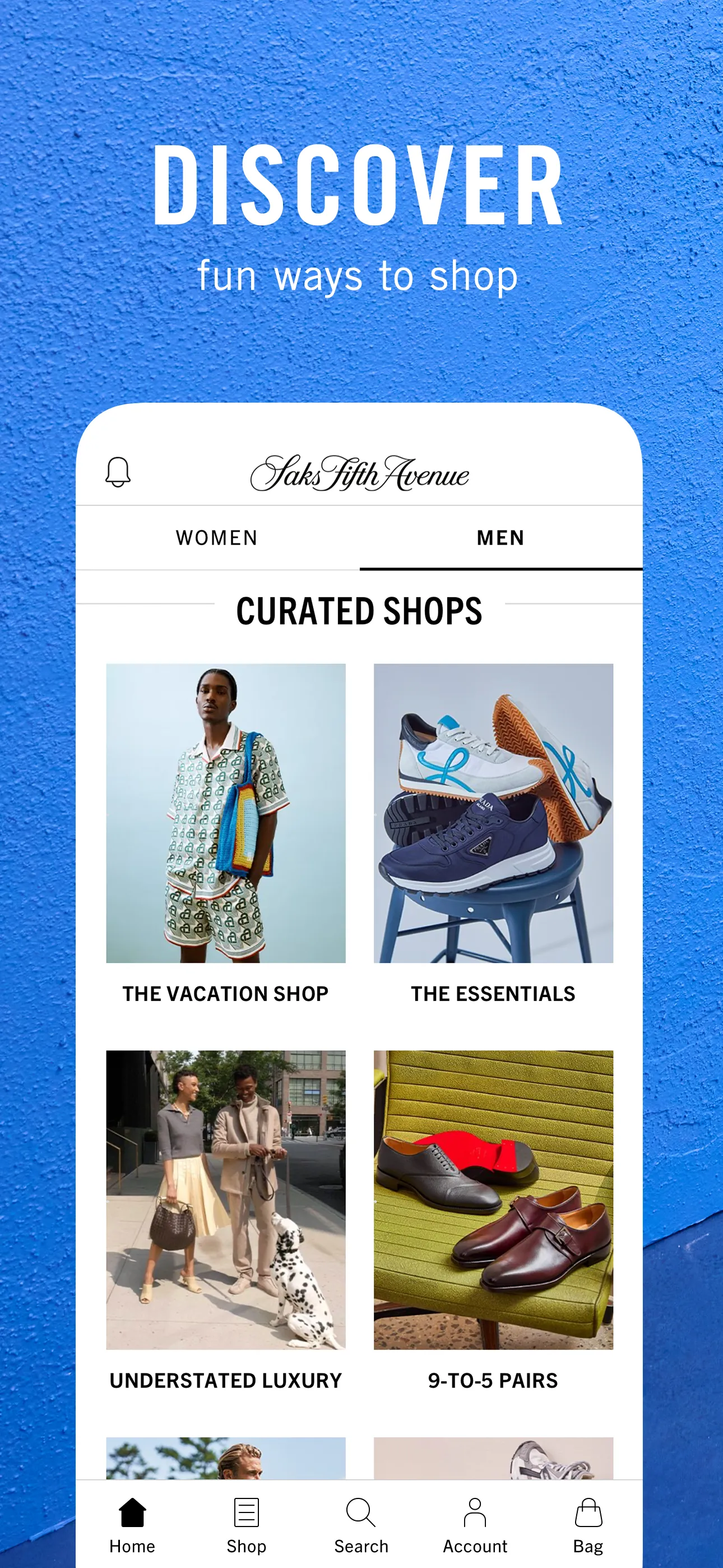Saks Fifth Avenue iphone screenshot 2