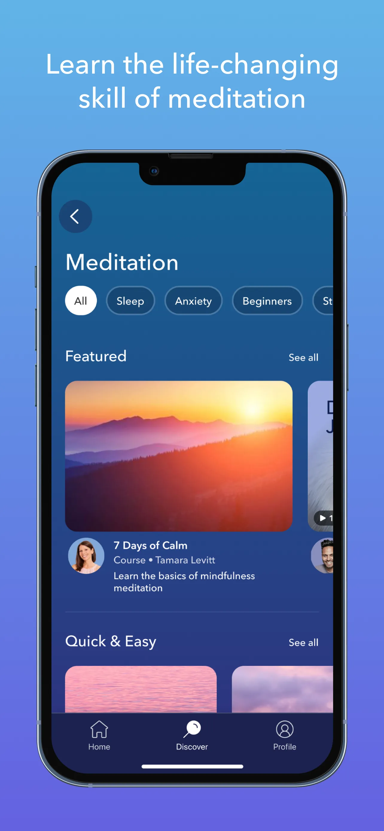Calm iphone screenshot 3