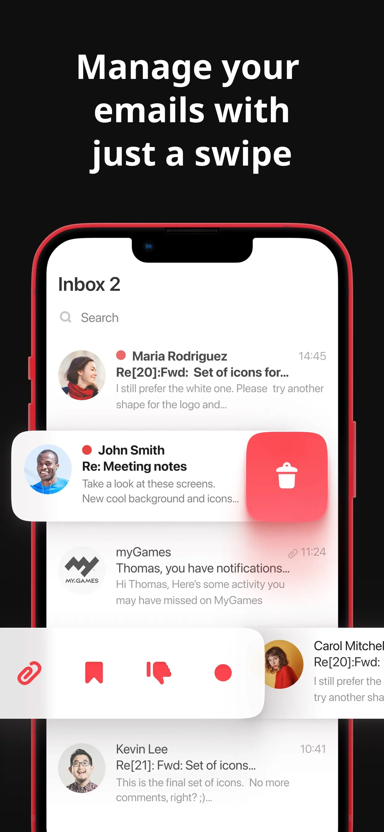myMail box: email client app iphone screenshot 8
