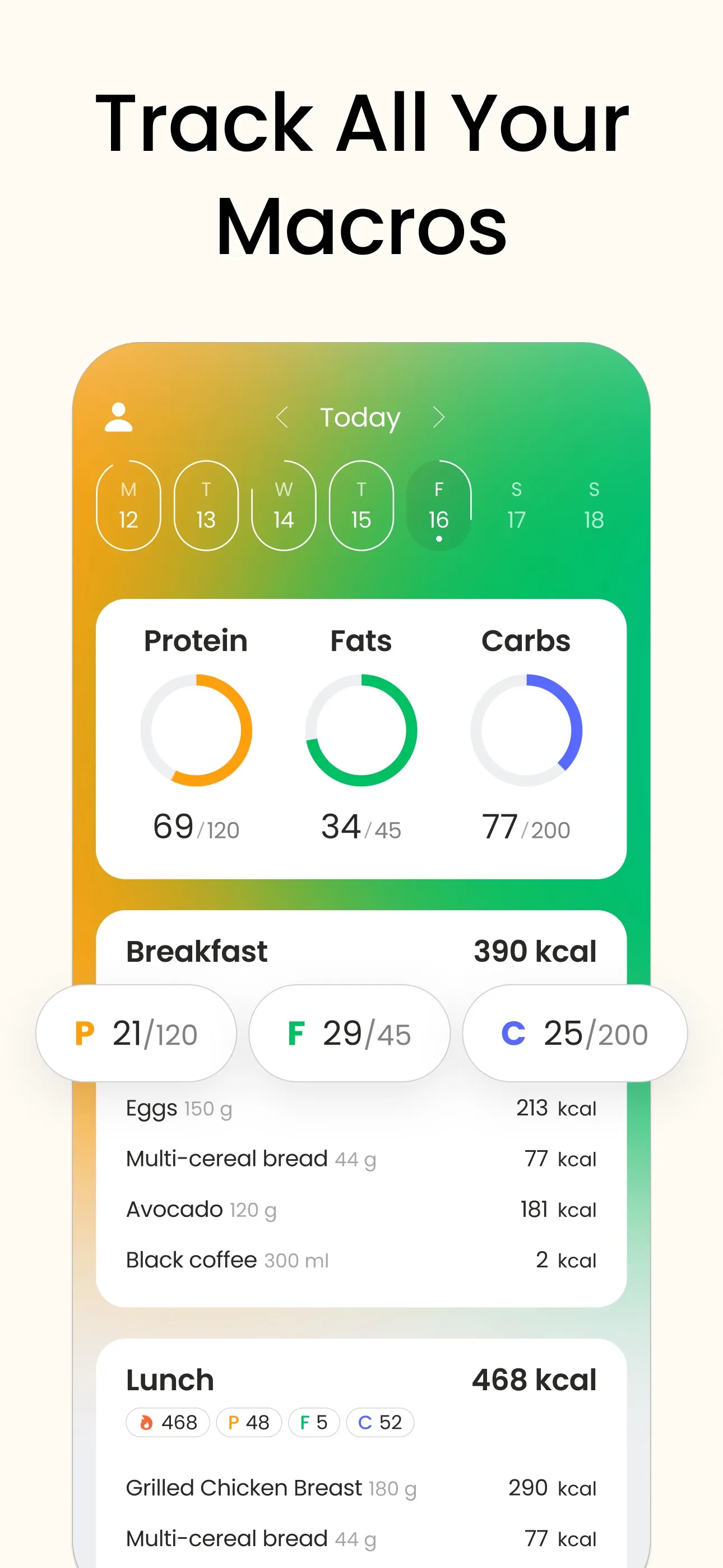 Calorie Counter & Food Tracker iphone screenshot 8