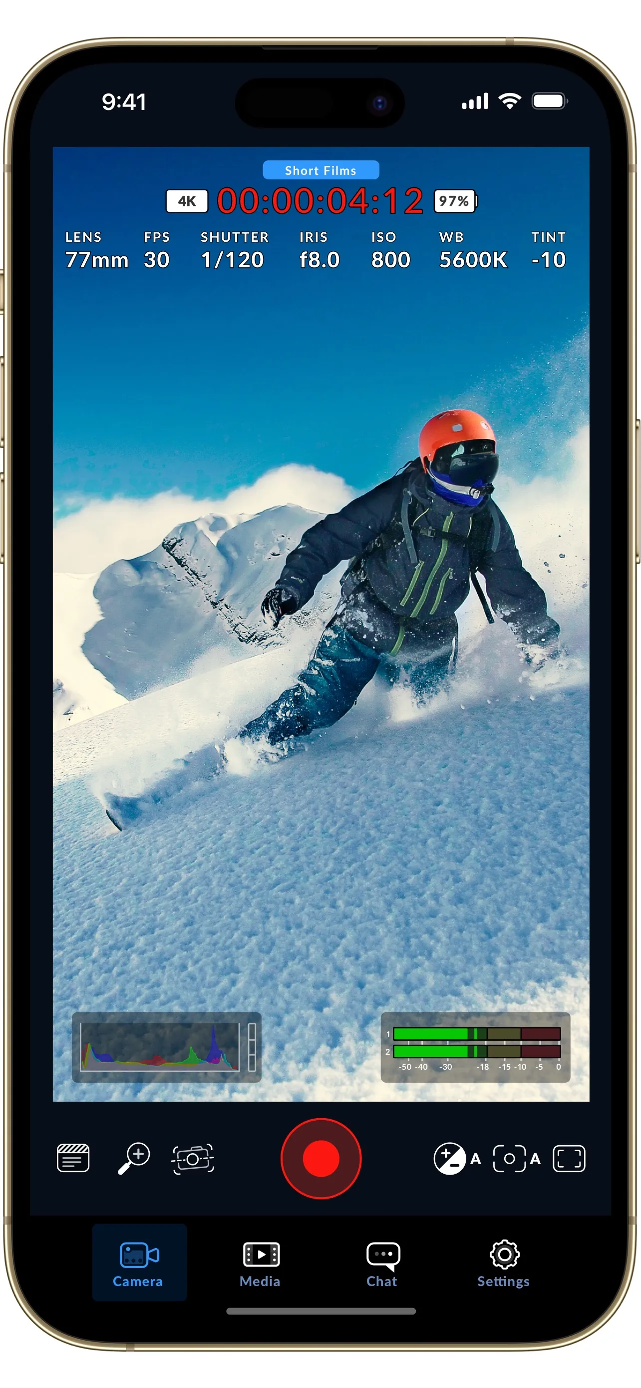 Blackmagic Camera iphone screenshot 9