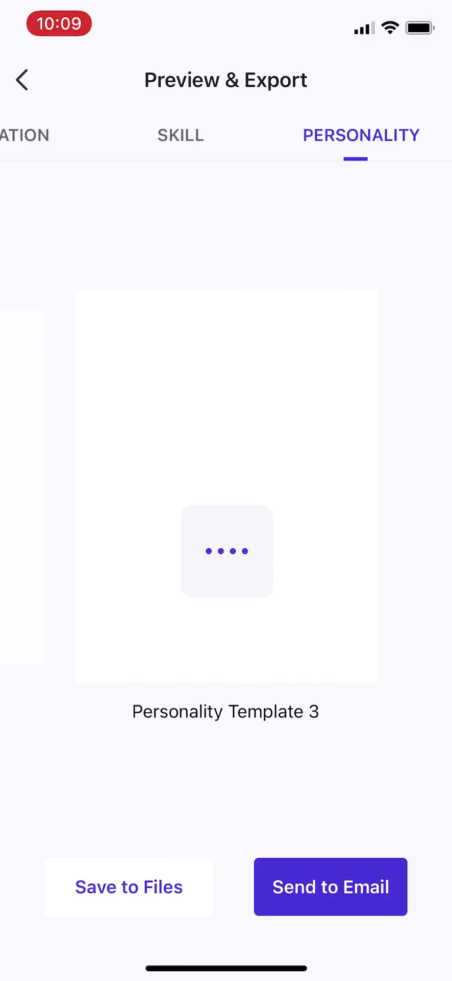 Resume Builder: PDF Resume App iphone screenshot 1