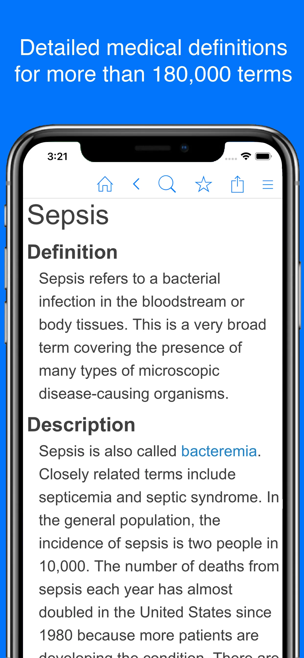 Medical Dictionary by Farlex iphone screenshot 1