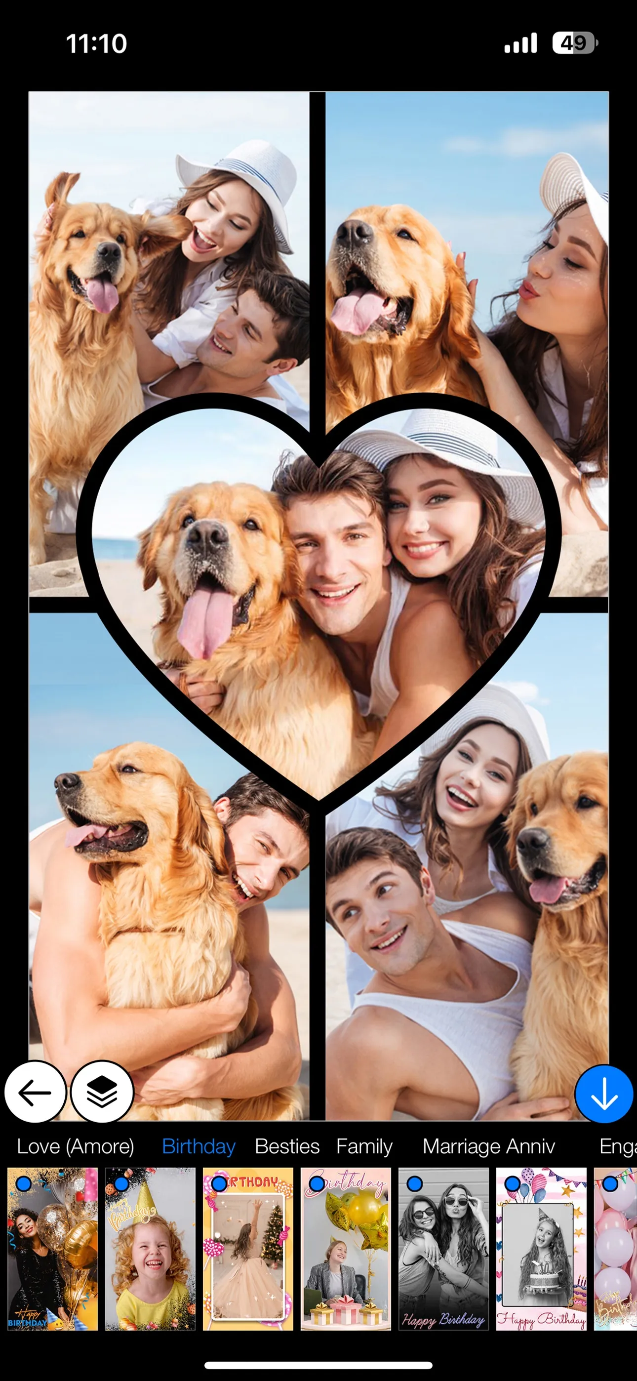 Photo Collage Maker iphone screenshot 2