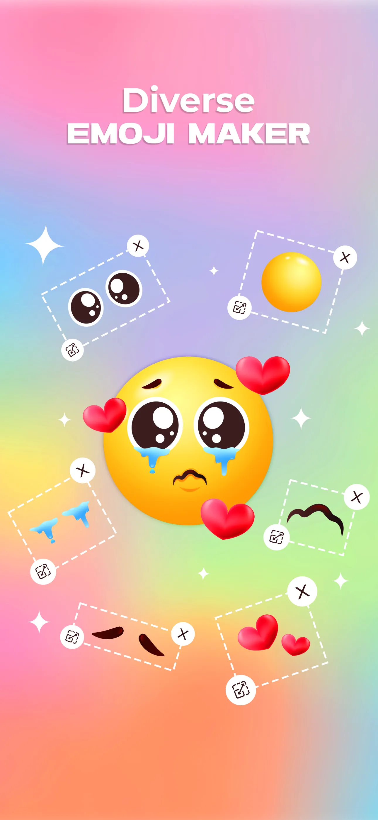 Emoji & Sticker Design Lab iphone screenshot 1