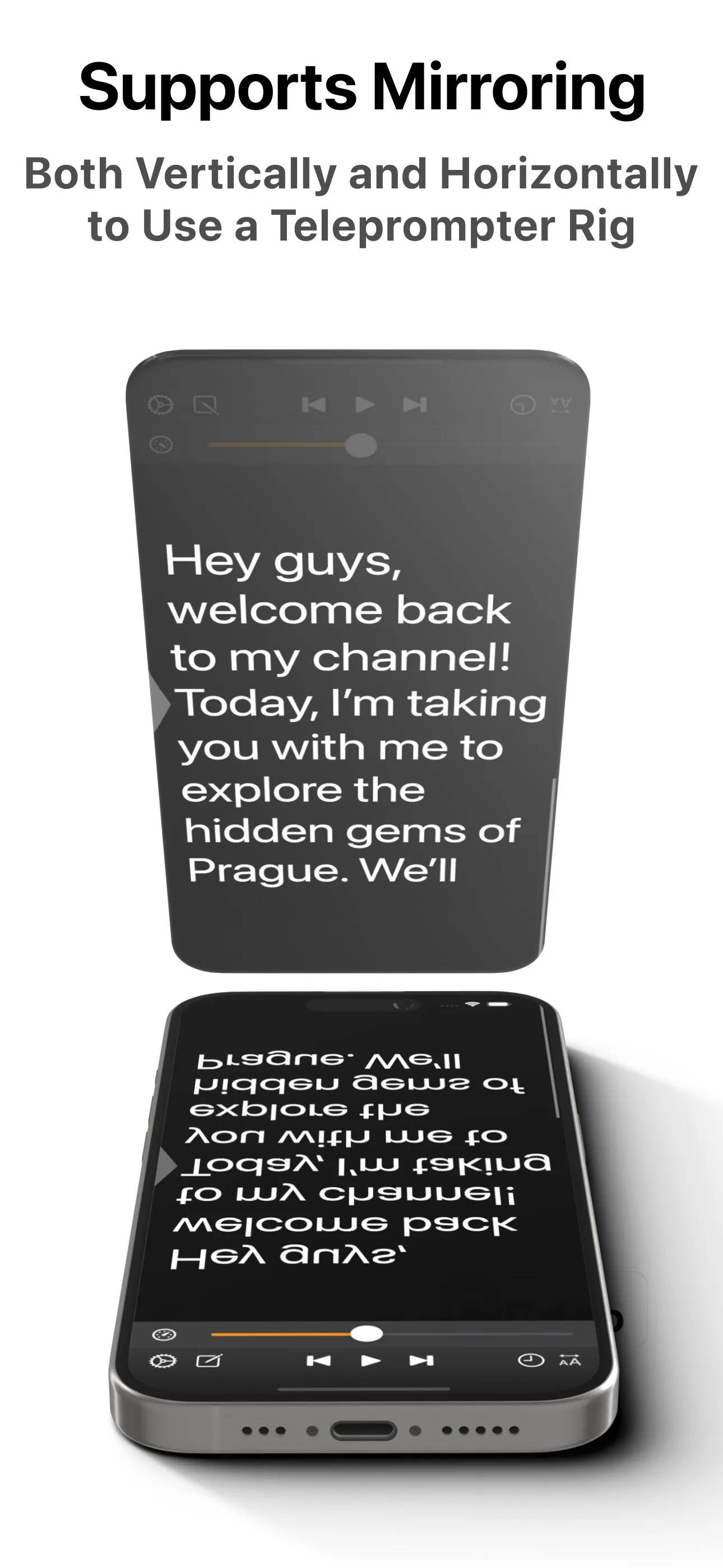 Teleprompter.com iphone screenshot 3