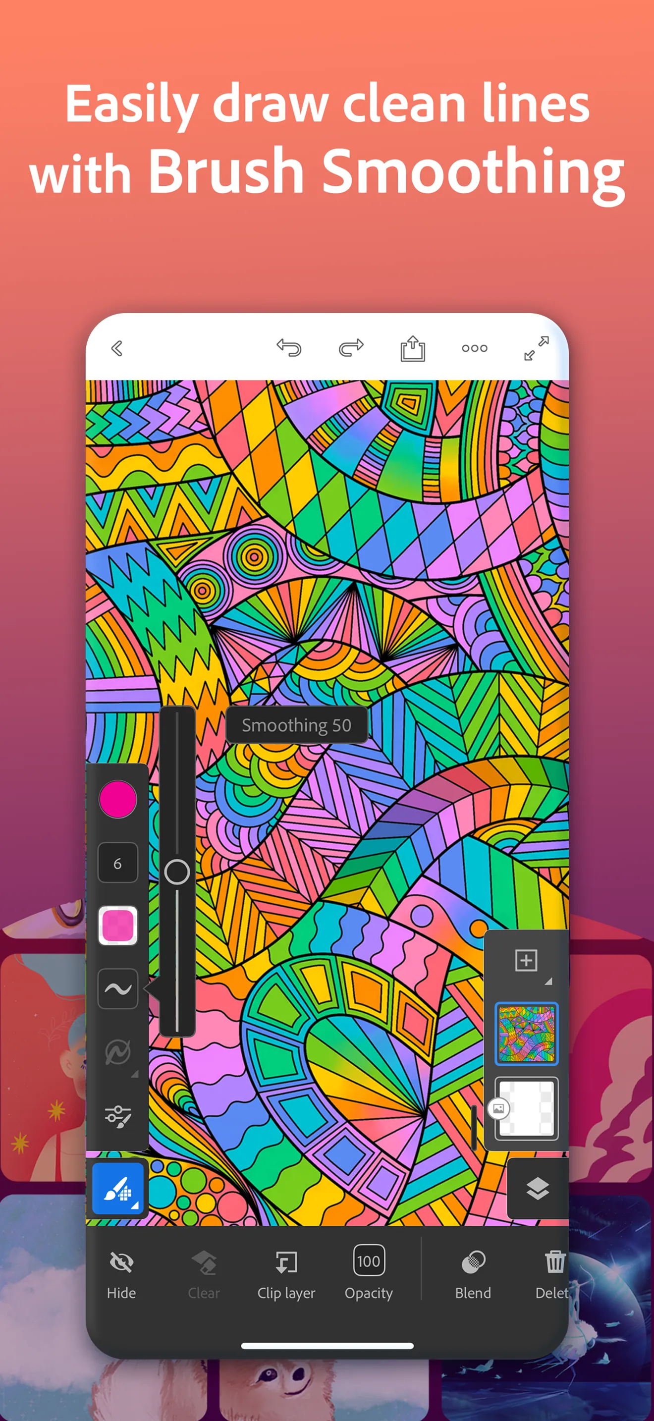 Adobe Fresco: Painting Studio iphone screenshot 8