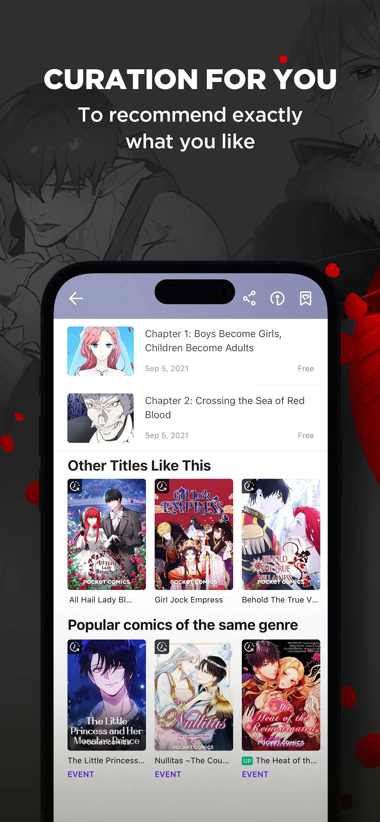 POCKET COMICS: Romance Webtoon iphone screenshot 5