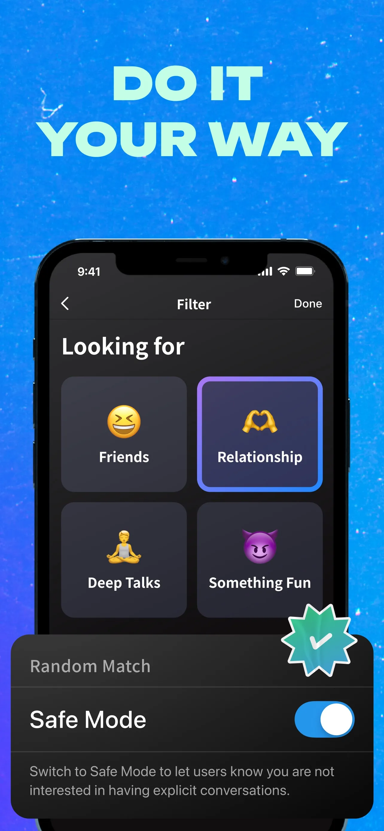 Goodnight: Dating & Voice Chat iphone screenshot 4