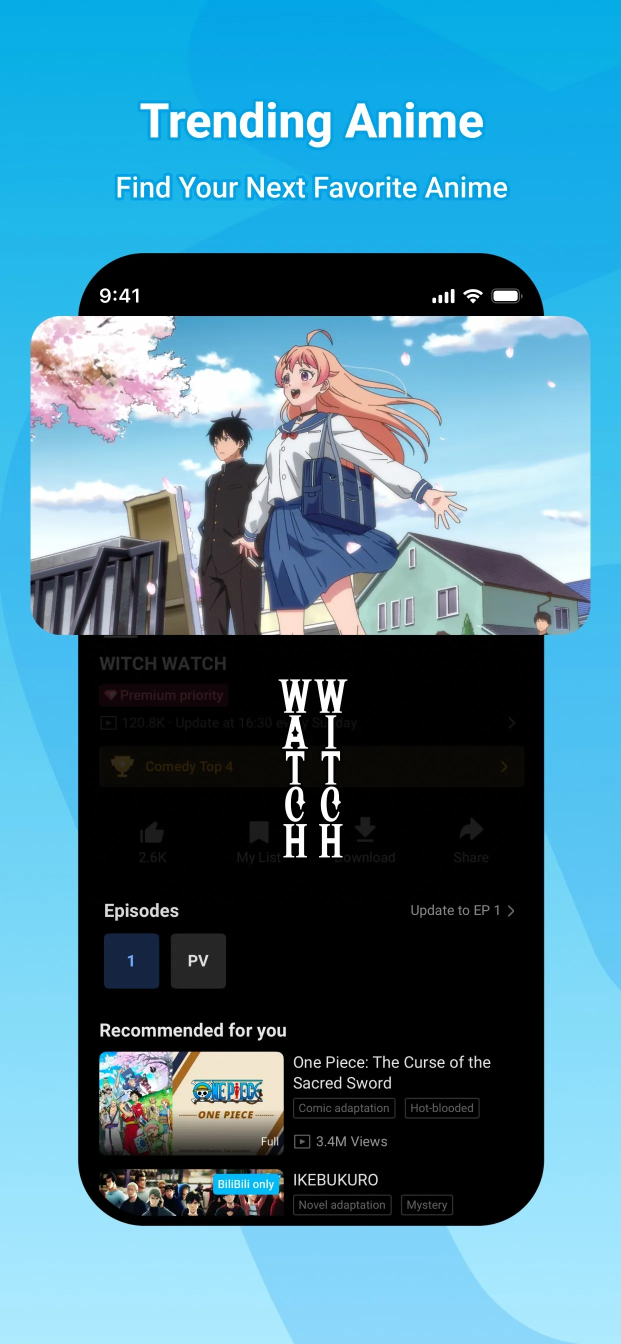 BiliBili -HD Anime, Videos iphone screenshot 9