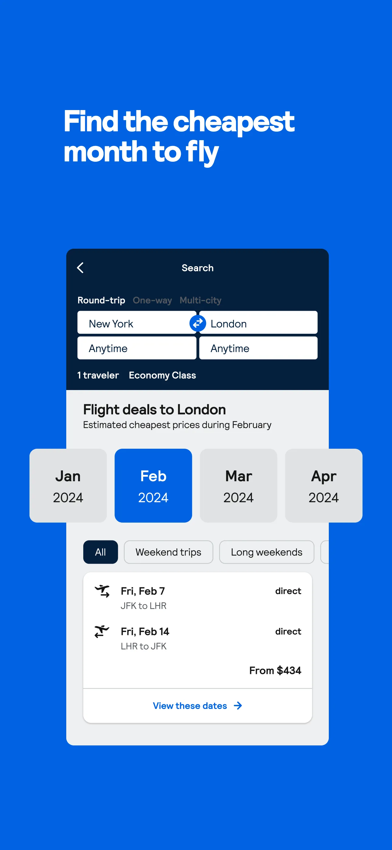 Skyscanner Flights Hotels Cars iphone screenshot 4