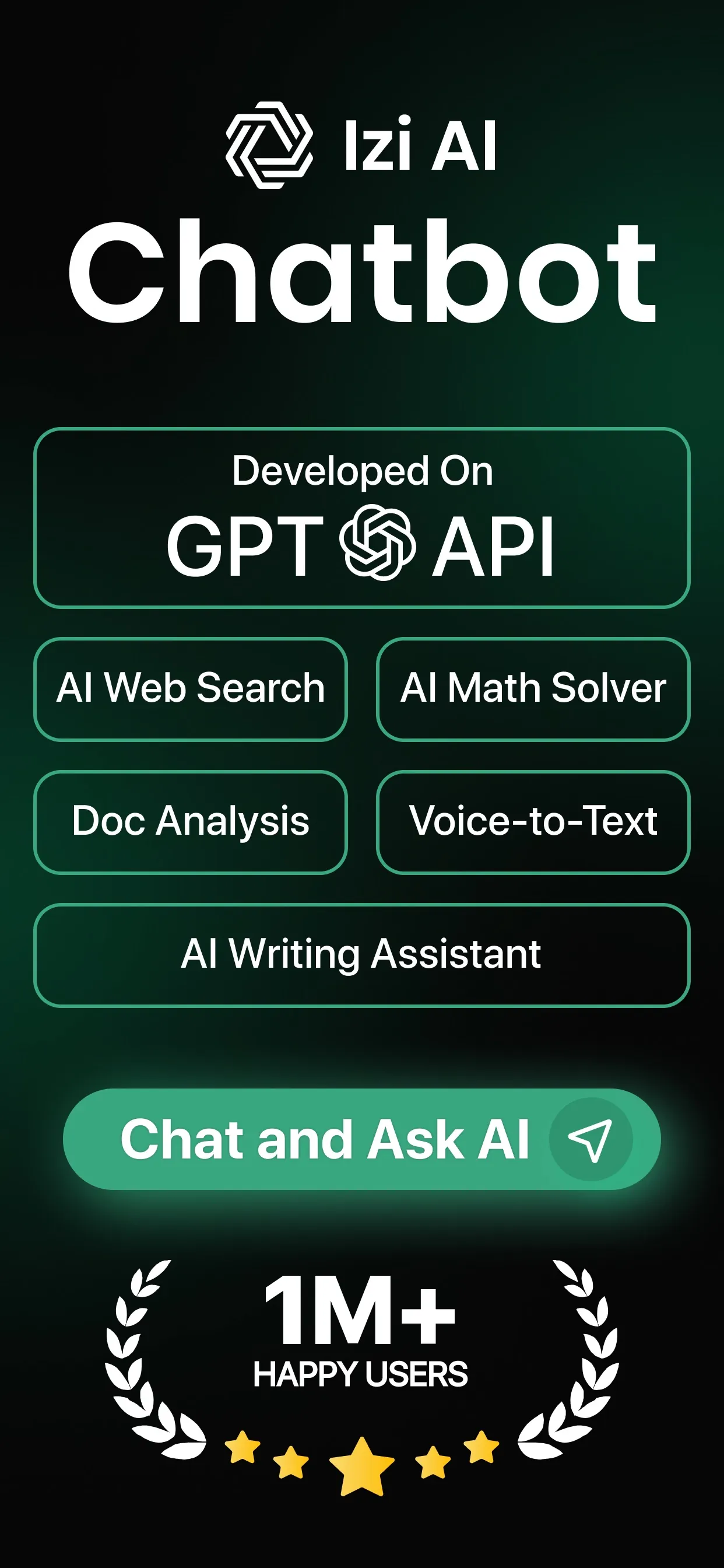 Izi AI - Chat Bot Assistant iphone screenshot 1