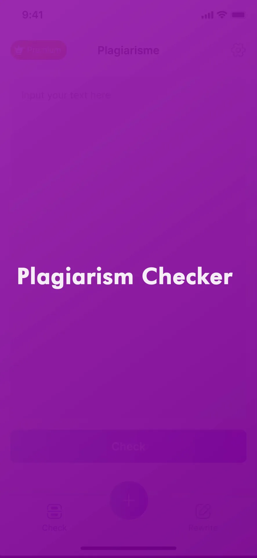 Plagiarism Checker & AI Detect iphone screenshot 1