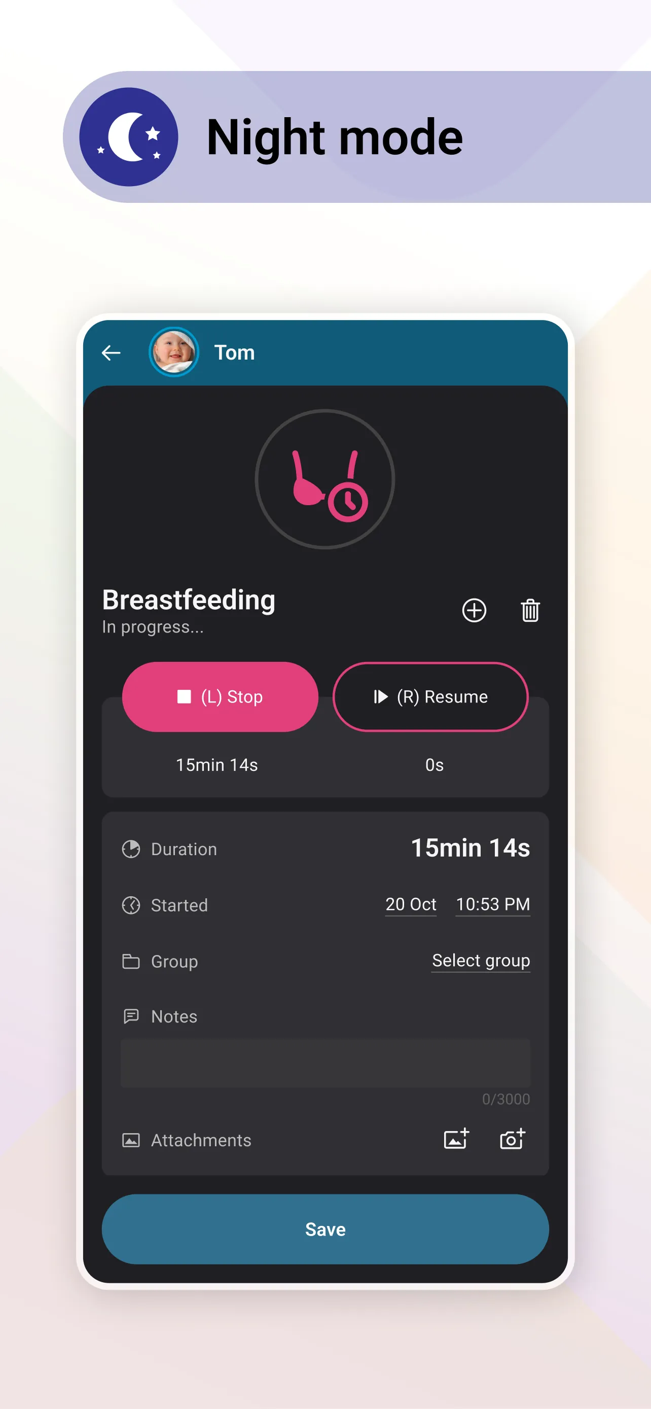 Baby Daybook - Newborn Tracker iphone screenshot 5