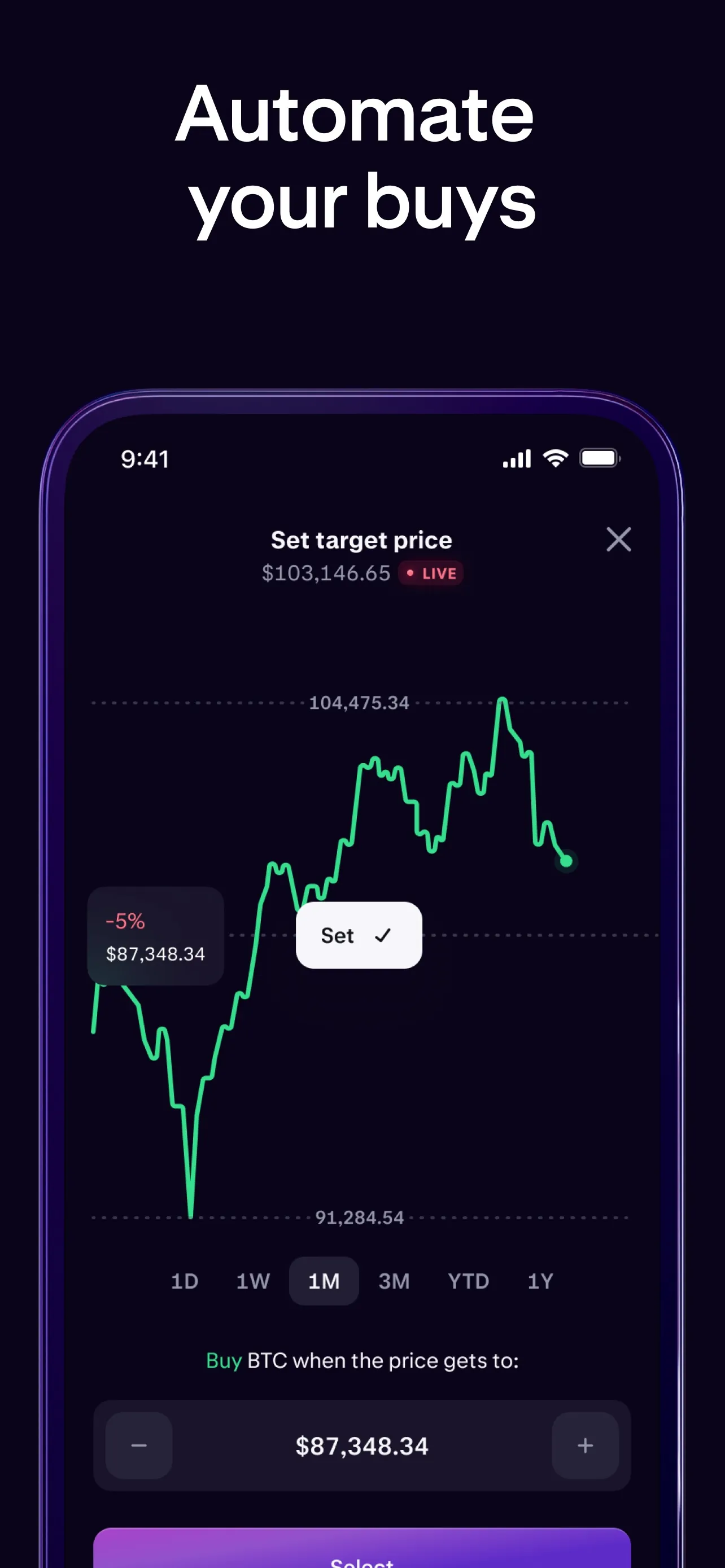 Kraken: Buy Stocks & Crypto iphone screenshot 6