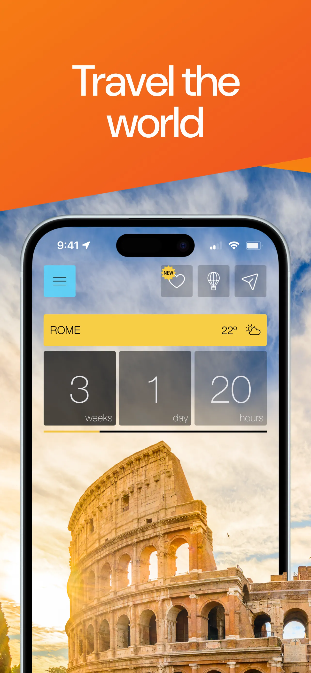 Ready Set Vacation! Countdown iphone screenshot 2