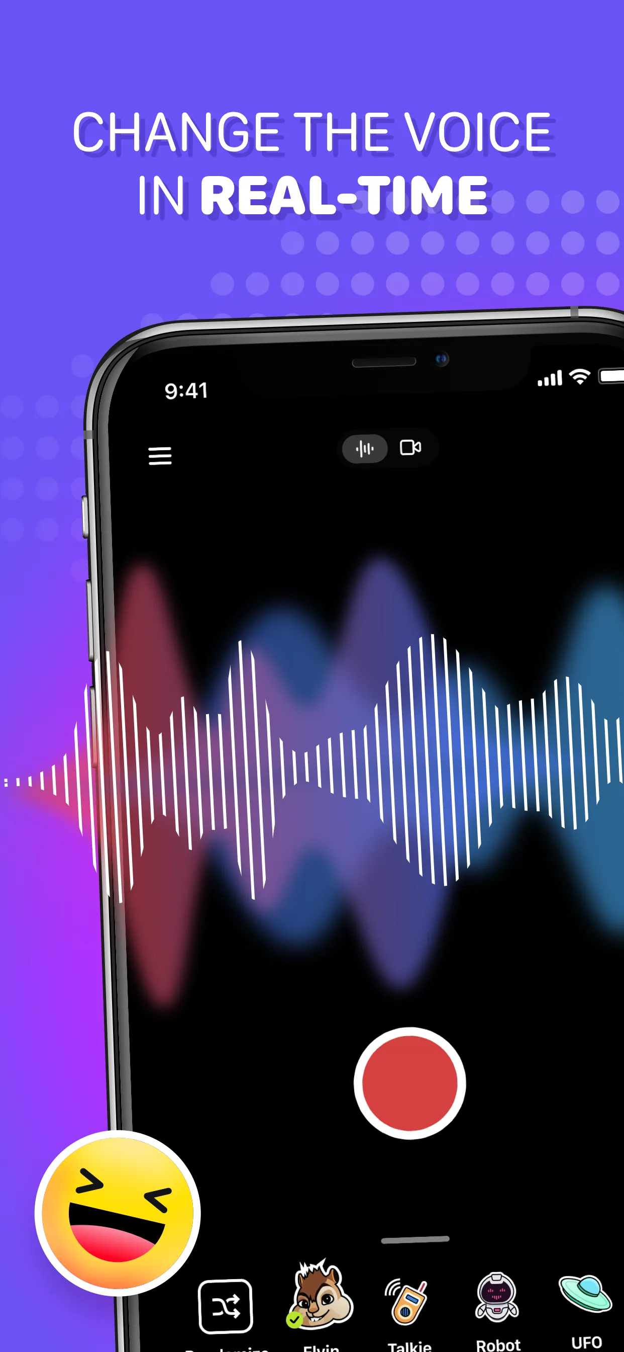Auto Voice Tune - AI Changer iphone screenshot 1