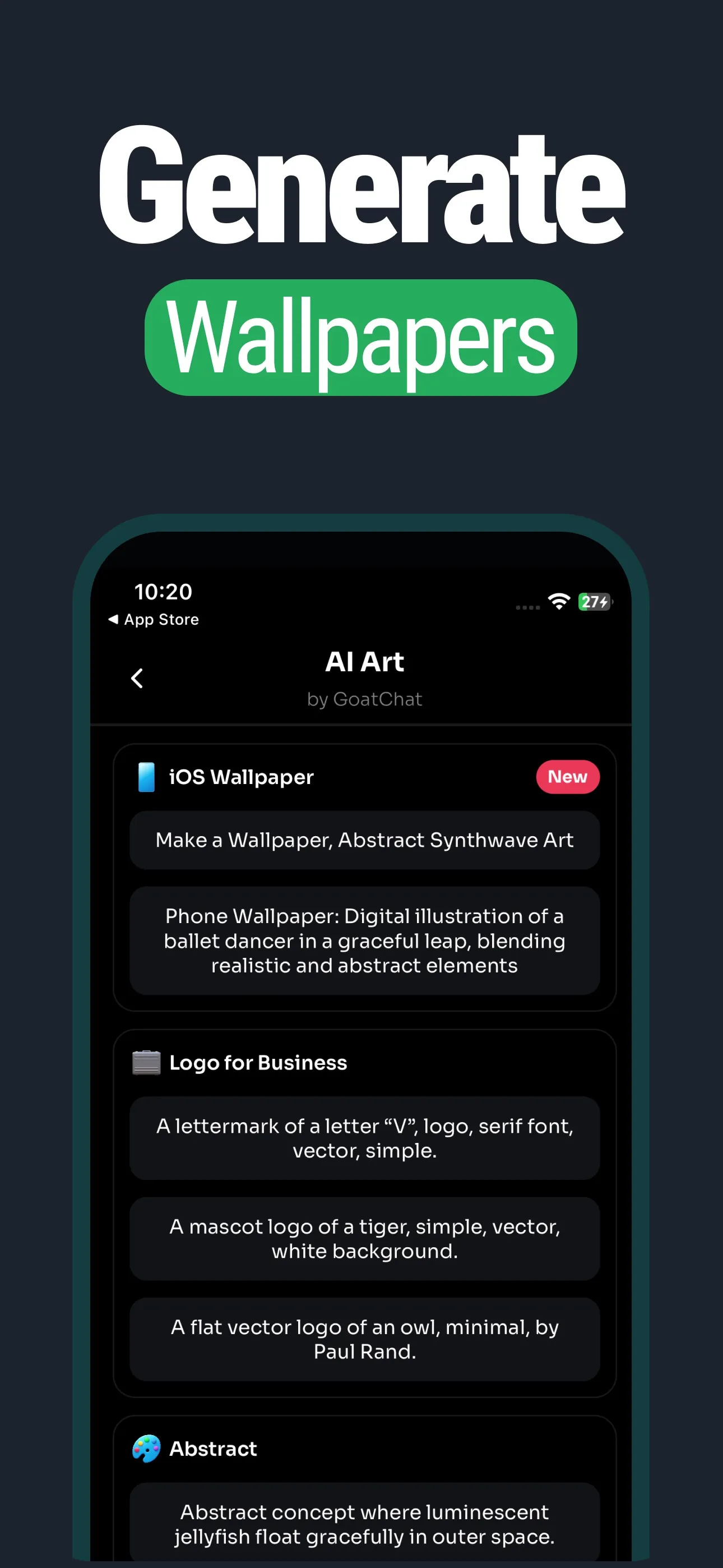 GoatChat - AI Chatbot iphone screenshot 5