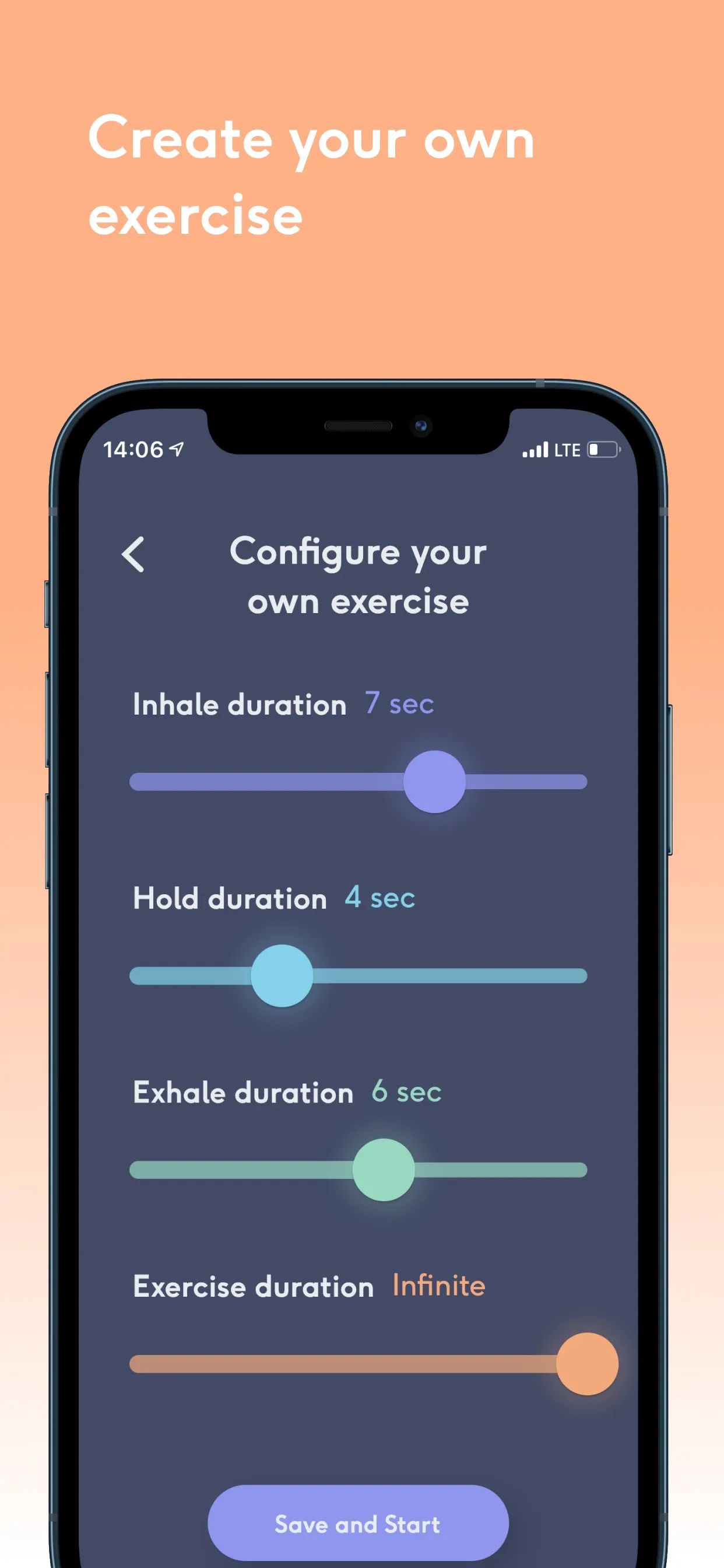 Guided Breathing iphone screenshot 6