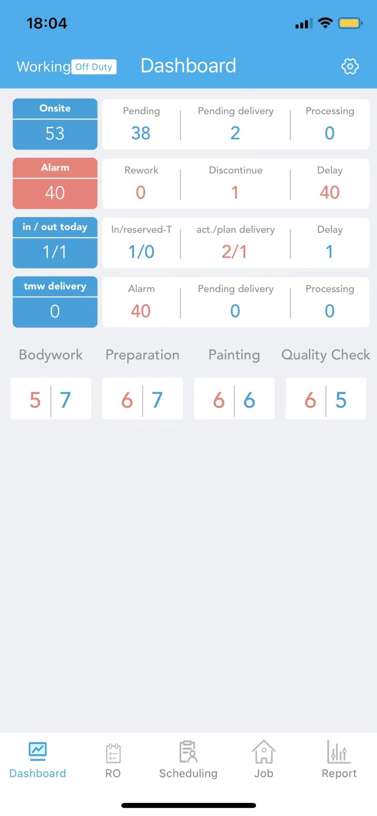 Workflow Manager iphone screenshot 2