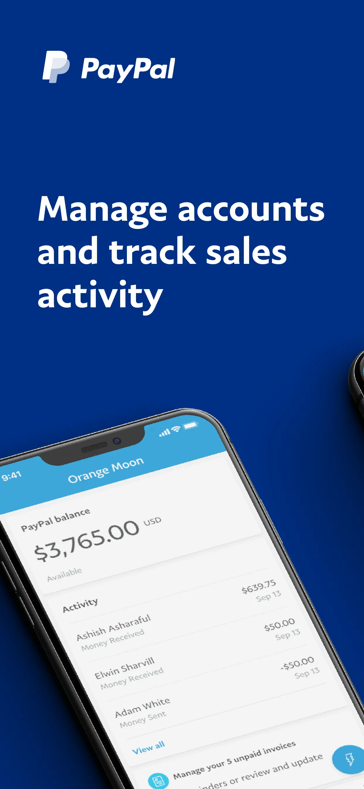 PayPal Business iphone screenshot 1
