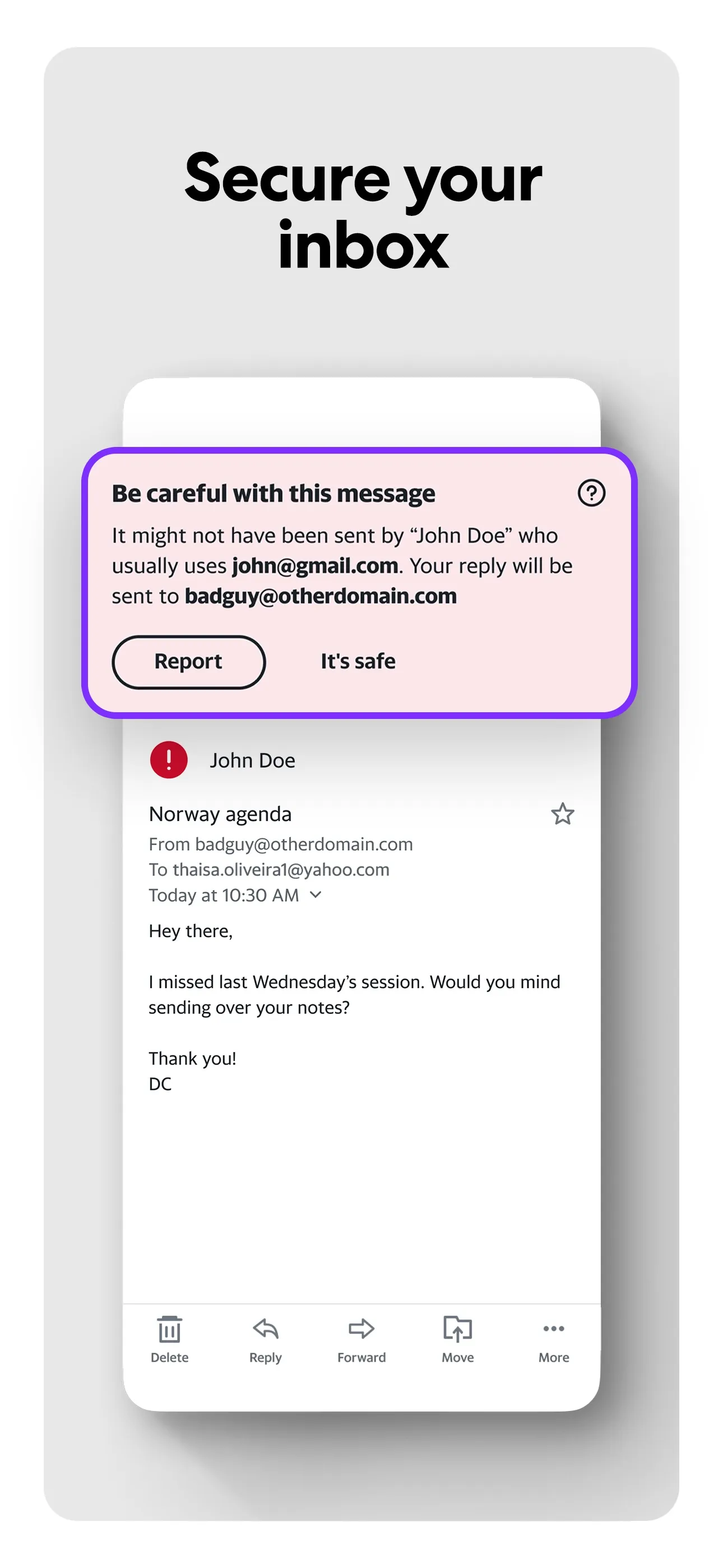Yahoo Mail iphone screenshot 8